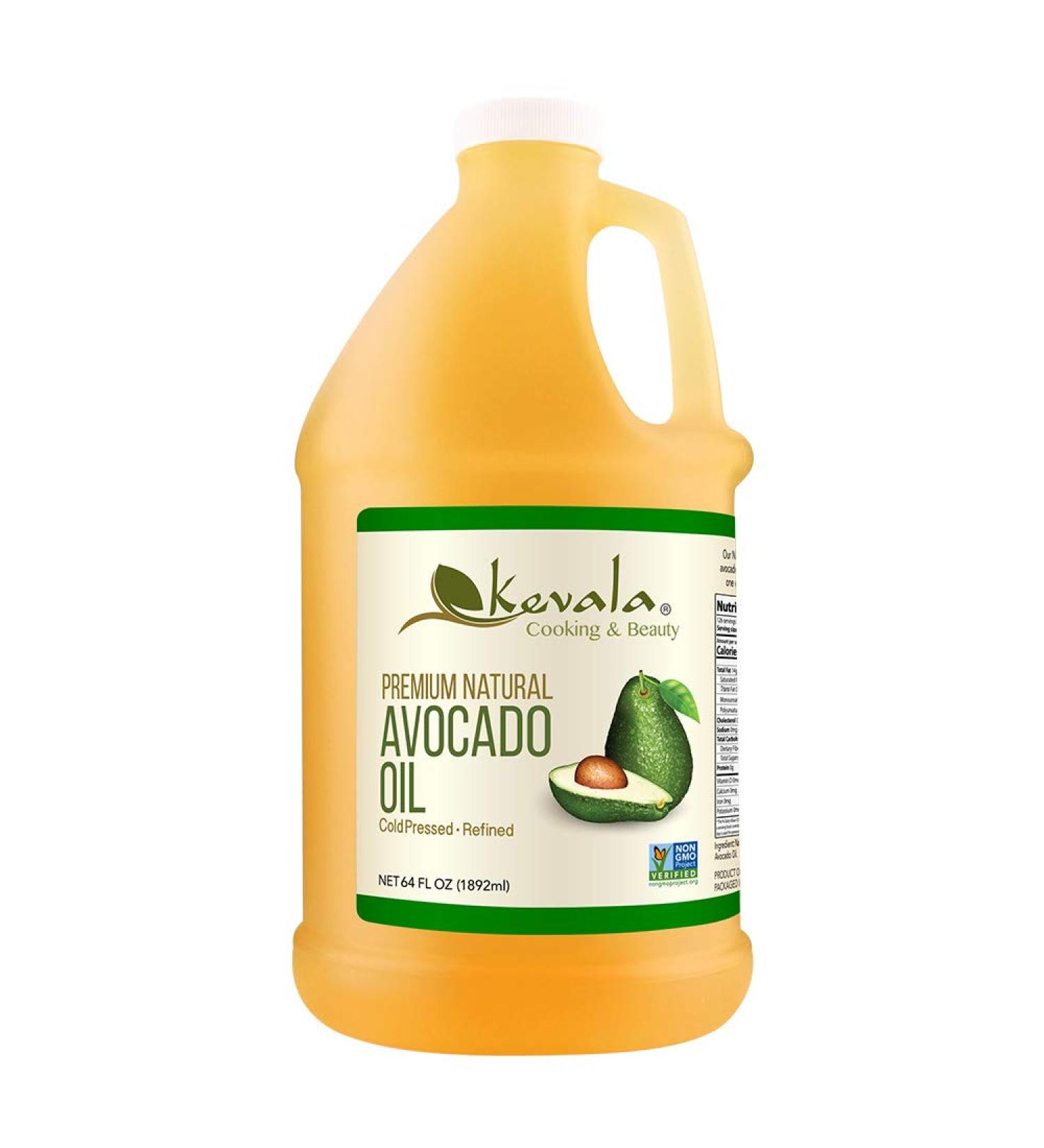 Kevala Premium Natural Avocado Oil 1/2 Gallon - Naturally Refined - Buy Online on SooperMarket.com