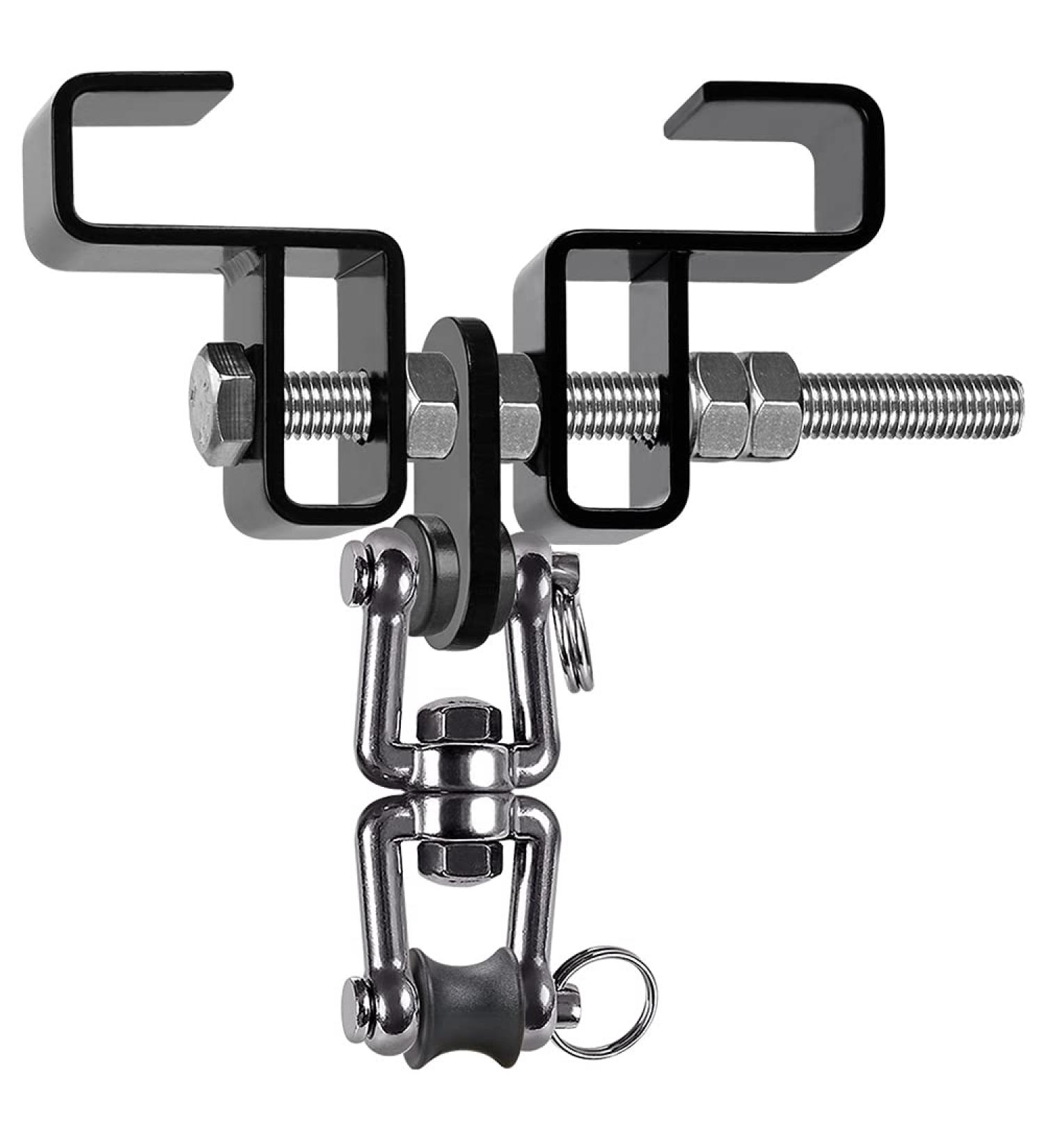 SELEWARE Heavy Duty I-Beam Heavy Bag Hanger with 360 Swivel - Boxing Punching Bag Mount for Gym Training - Buy Online on SooperMarket.com