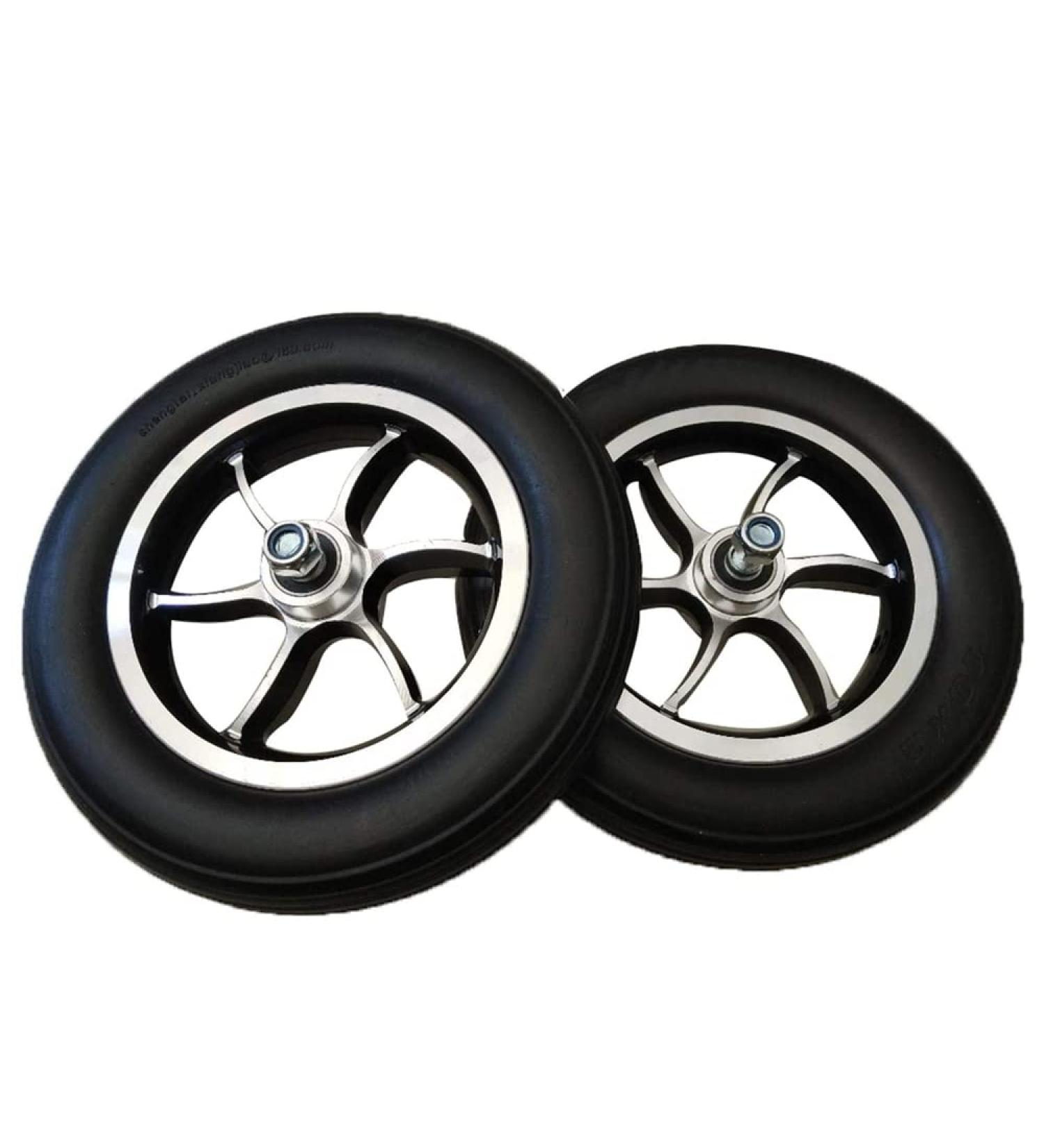 Wheelchair Front Wheel 10In Front Wheelchair Solid Wheel Replacement for Disabled Vehicles Electric Wheelchairs Front Wheel Replacement 2 Pack - Buy Online on SooperMarket.com