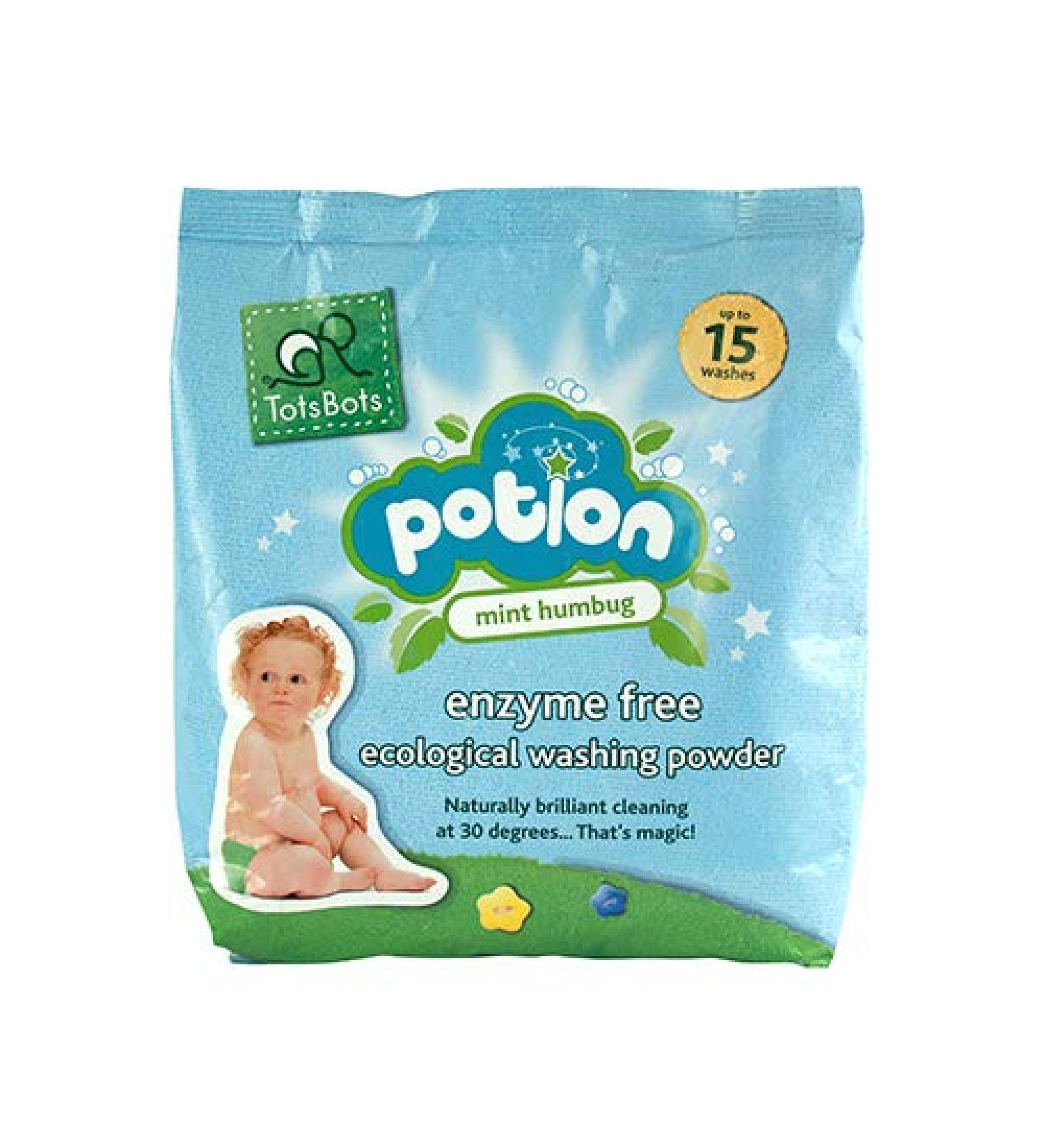 Tots Bots mint Humbug Potion diaper detergent