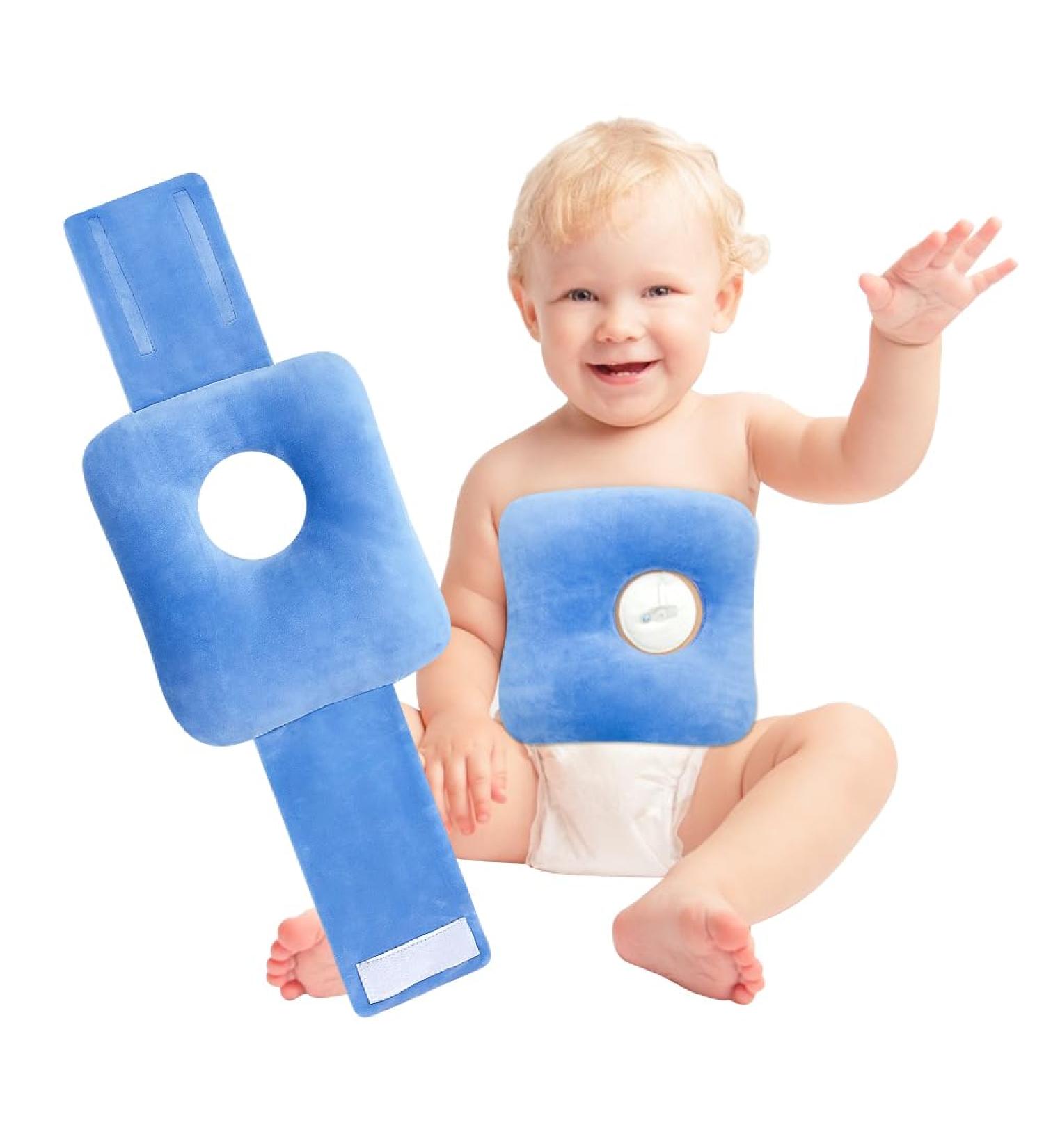 Shop G Tube Tummy Time Pillow & Feeding Tube Belt - Adjustable Soft Pad for Infants & Children | Comfort & Port Covers - Buy Online on SooperMarket.com