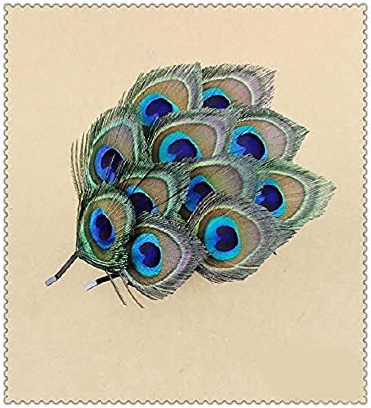 Natural Peacock Feather Fascinator Wedding Hair Clip Feather Peacock Headband