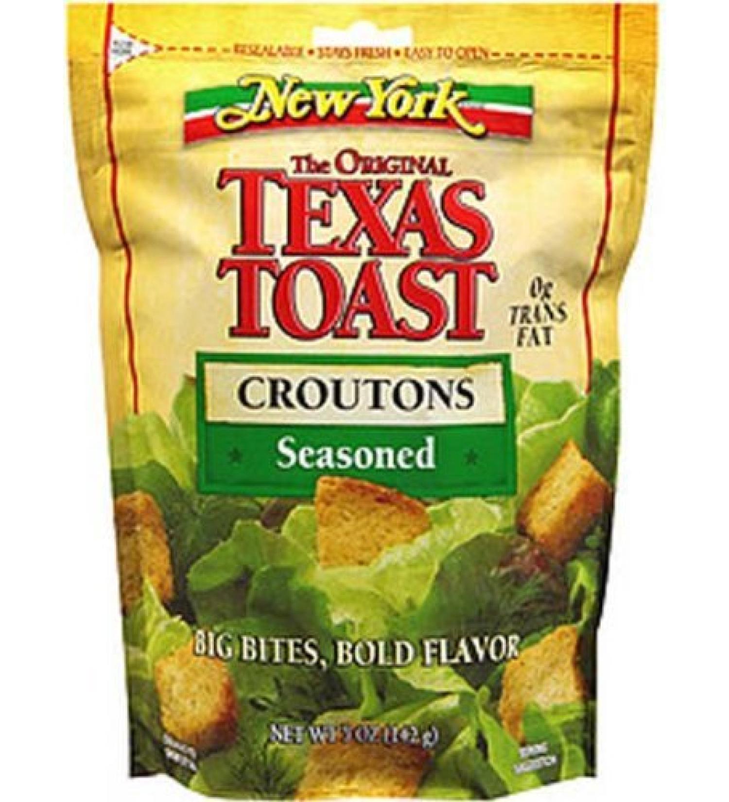 New York The Original Texas Toast Croutons, Seasoned 5 Oz (Pack of 4)