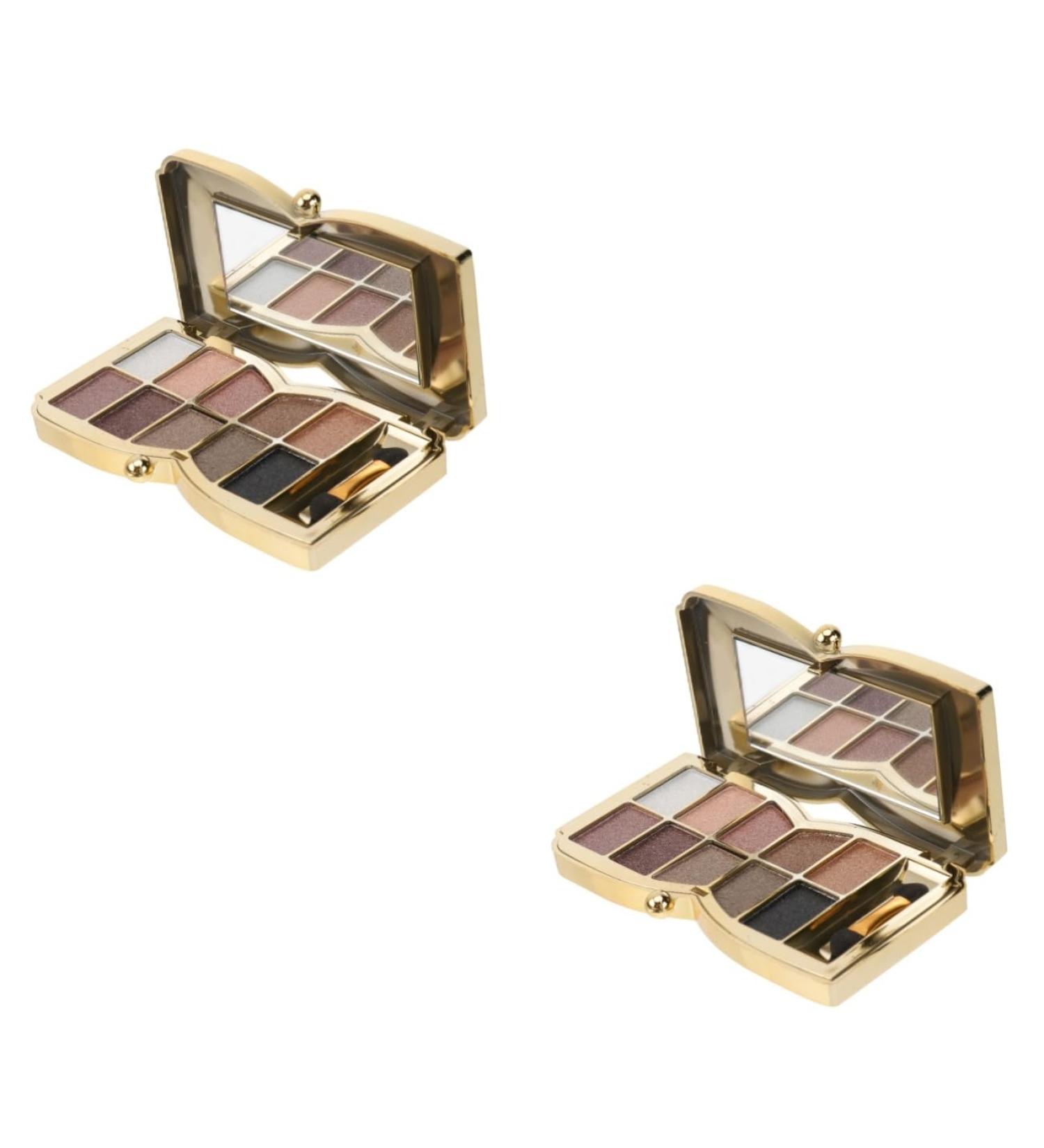 HAPINARY 2 Pcs 10 Eyeshadow Dish Eyeshadow Powder Accessories for Eye Makeup Accessories Eye Shadow Pallet - Buy Online on SooperMarket.com