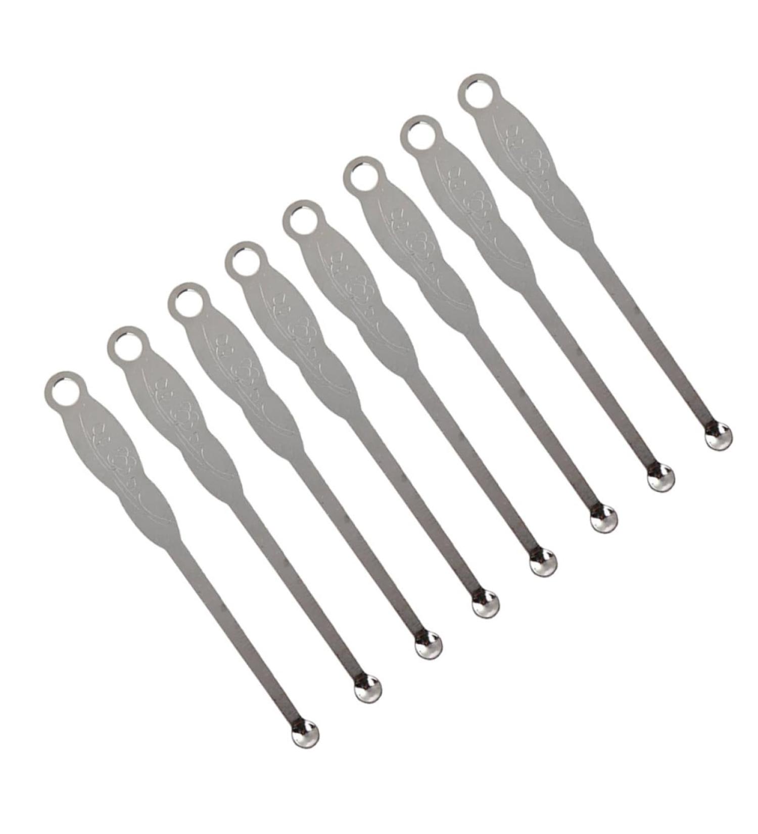 100pcs Stainless Steel Ear Wax Curette | Ear Pick Cleaner Tool - Buy Online on SooperMarket.com