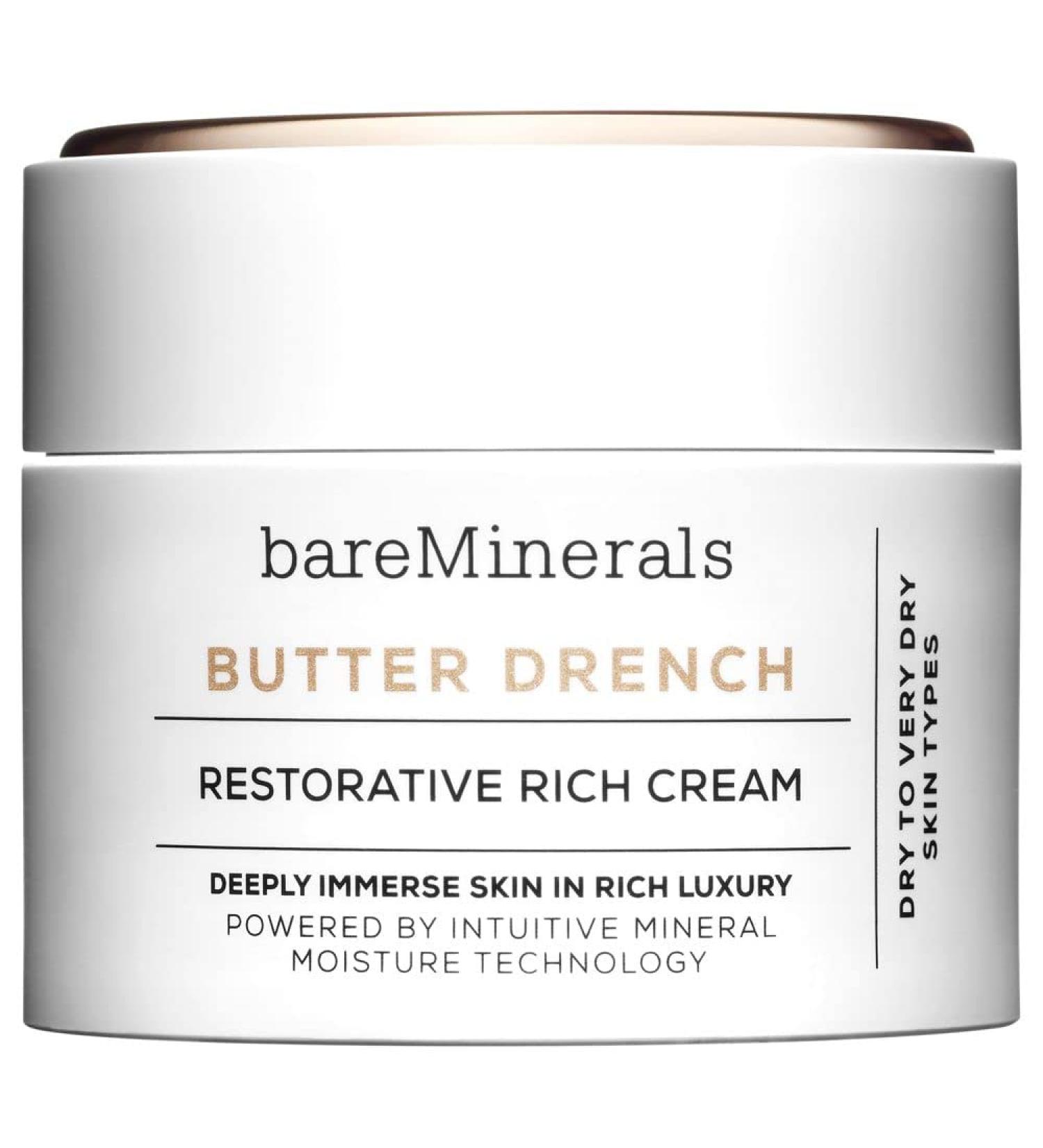 bareMinerals Butter Drench Restorative Rich Cream - Hydrating Moisturizer - Buy Online on SooperMarket.com
