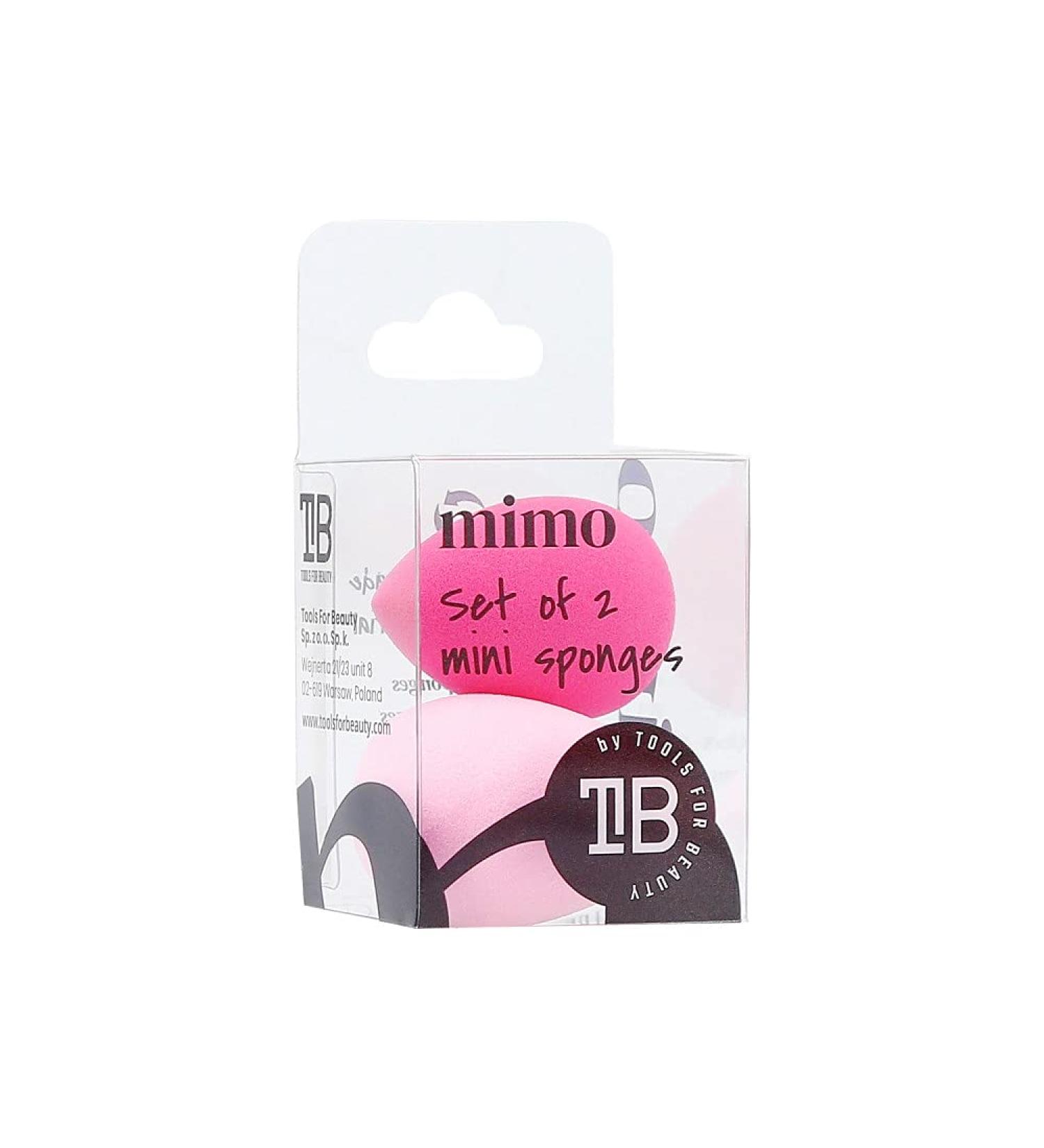 T4B MIMO Mini Concealer Sponge - Pink (2 Pcs) | Premium Makeup Applicator for Flawless Coverage - International Shipping Available - Buy Online on SooperMarket.com