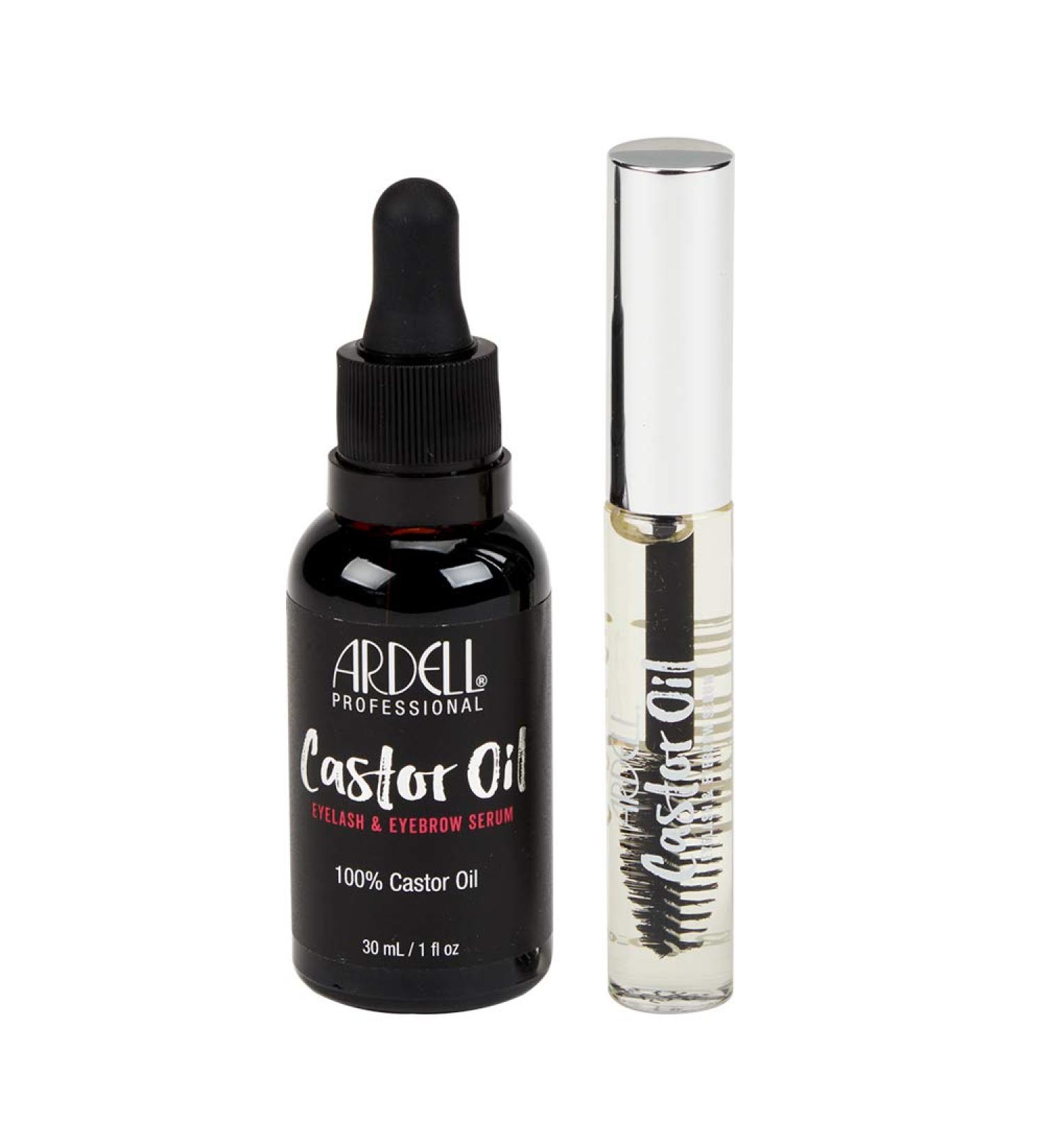 Ardell 100% Pure Castor Oil Eyelash Growth & Brow Serum Kit | Hexane-Free | 1 Oz. Bottle + FREE 0.33 Oz. Travel Size - Buy Online on SooperMarket.com