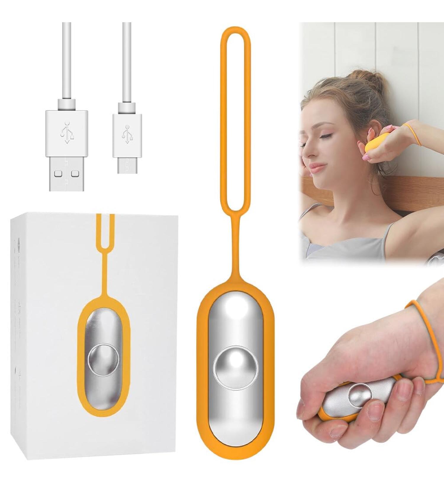 NAVESO Calm Palm Sleep Aid Sleep Aid Device USB Charging Sleep Aid Device Holding Sleep Aid Instrument Sleep Aid Device Microcurrent Holding Sleep Aid Device for Insomnia for Stress Relief - Buy Online on SooperMarket.com