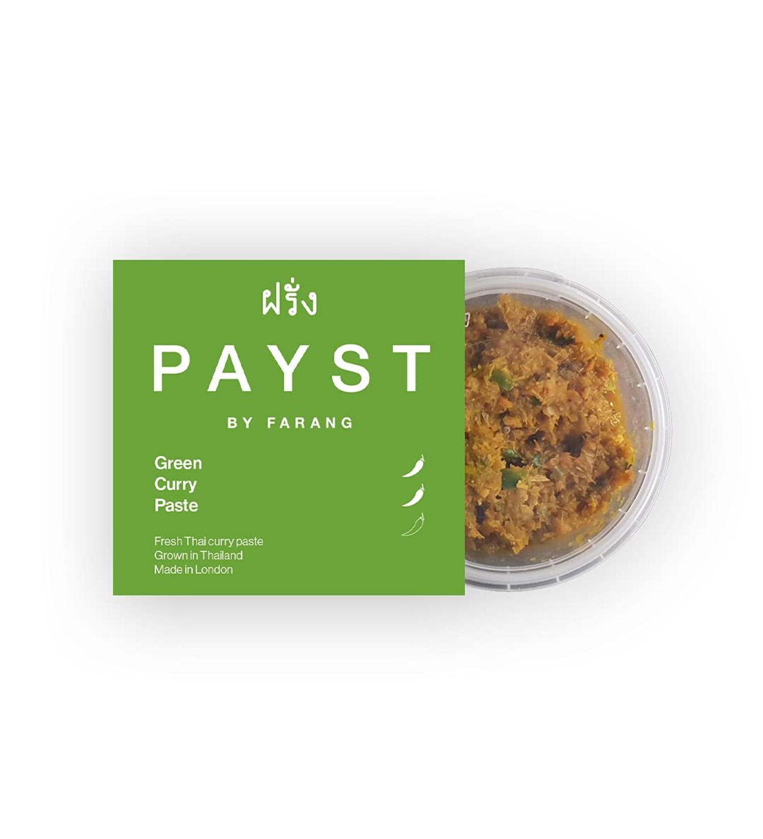 Payst Fresh Thai Green Curry Paste. Fresh Handmade in London Authentic Thai cooking paste. 100g. Serves 2. - Buy Online on SooperMarket.com