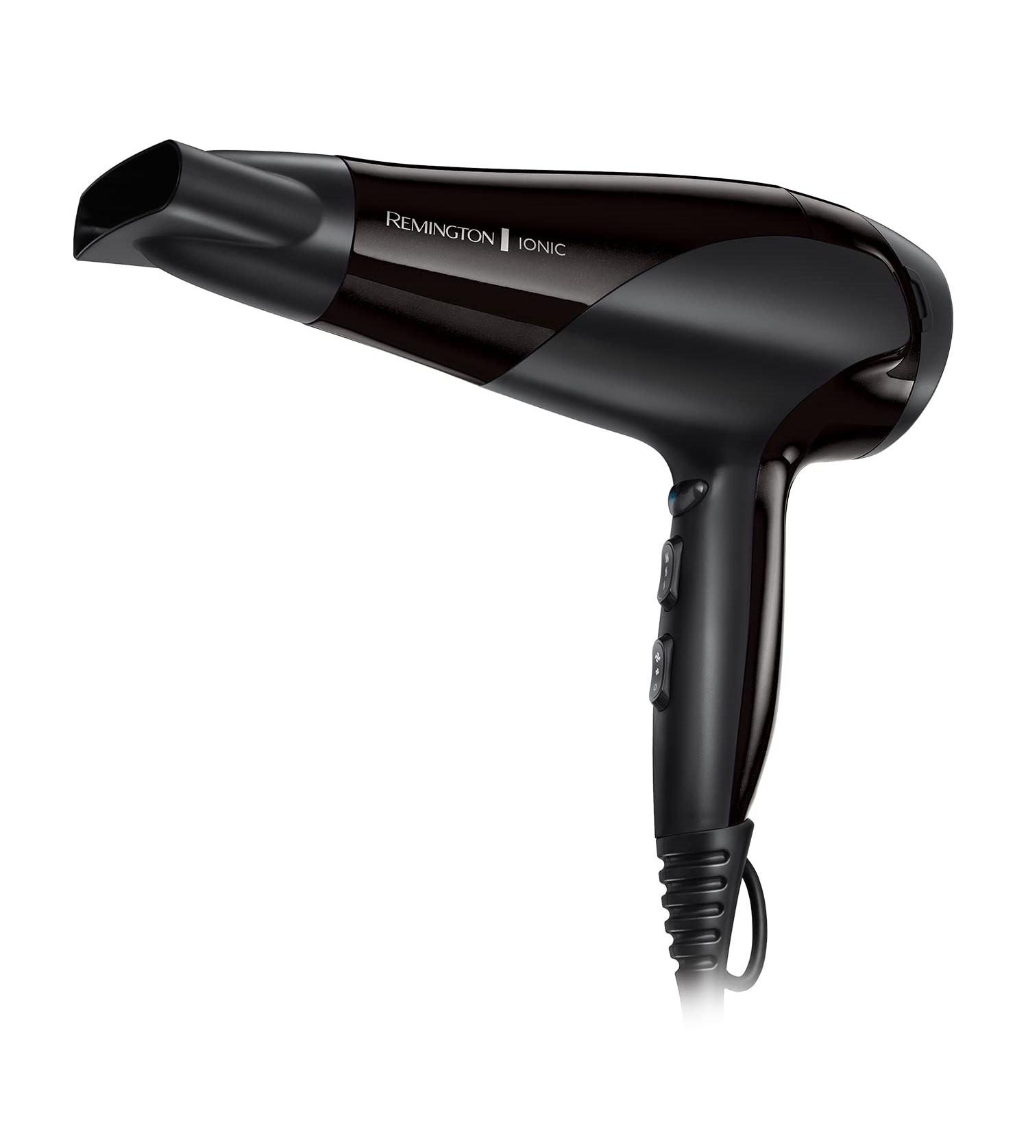 Remington D3198 Ionic Conditioning Hair Dryer with Diffuser and Concentrator Attachments - 2200 W, Black - Buy Online on SooperMarket.com