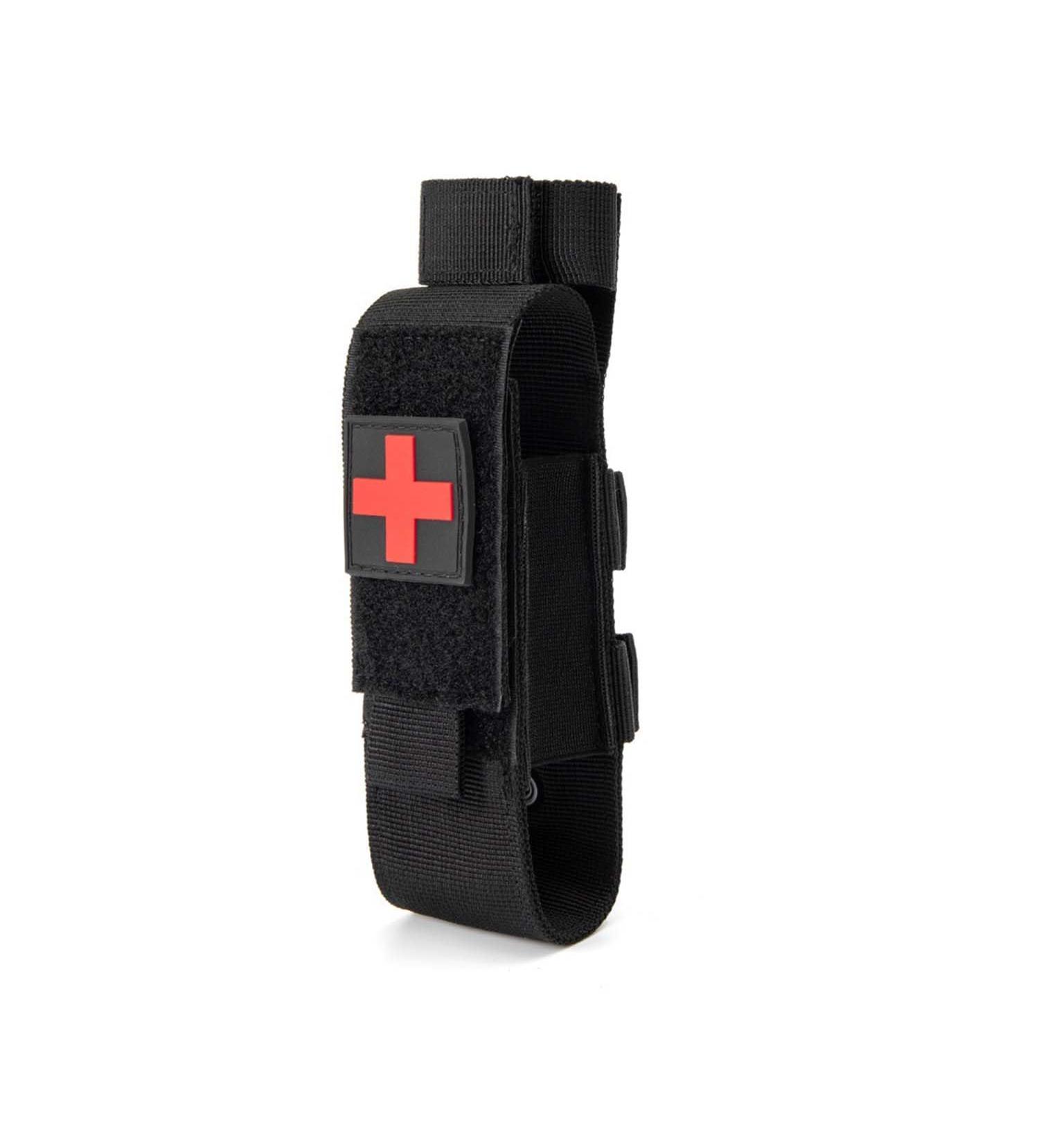 Feloyal Tactical Molle Tourniquet Holder Bag - Military Pocket Emergency Equipment Pouch for First Aid & Trauma Scissors (Black) - Buy Online on SooperMarket.com