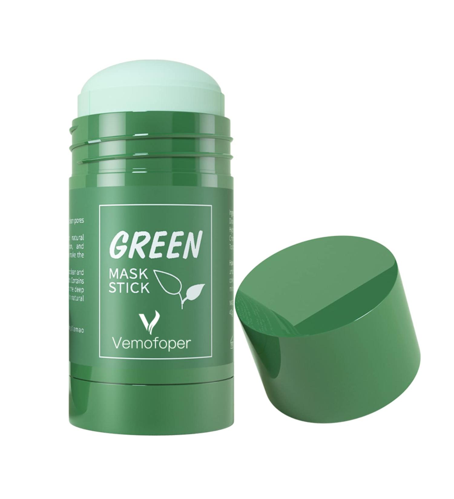 Green Tea Clay Mask Stick | Purifying and Moisturizing | Blackhead Remover | Deep Pore Cleansing for All Skin Types - Buy Online on SooperMarket.com