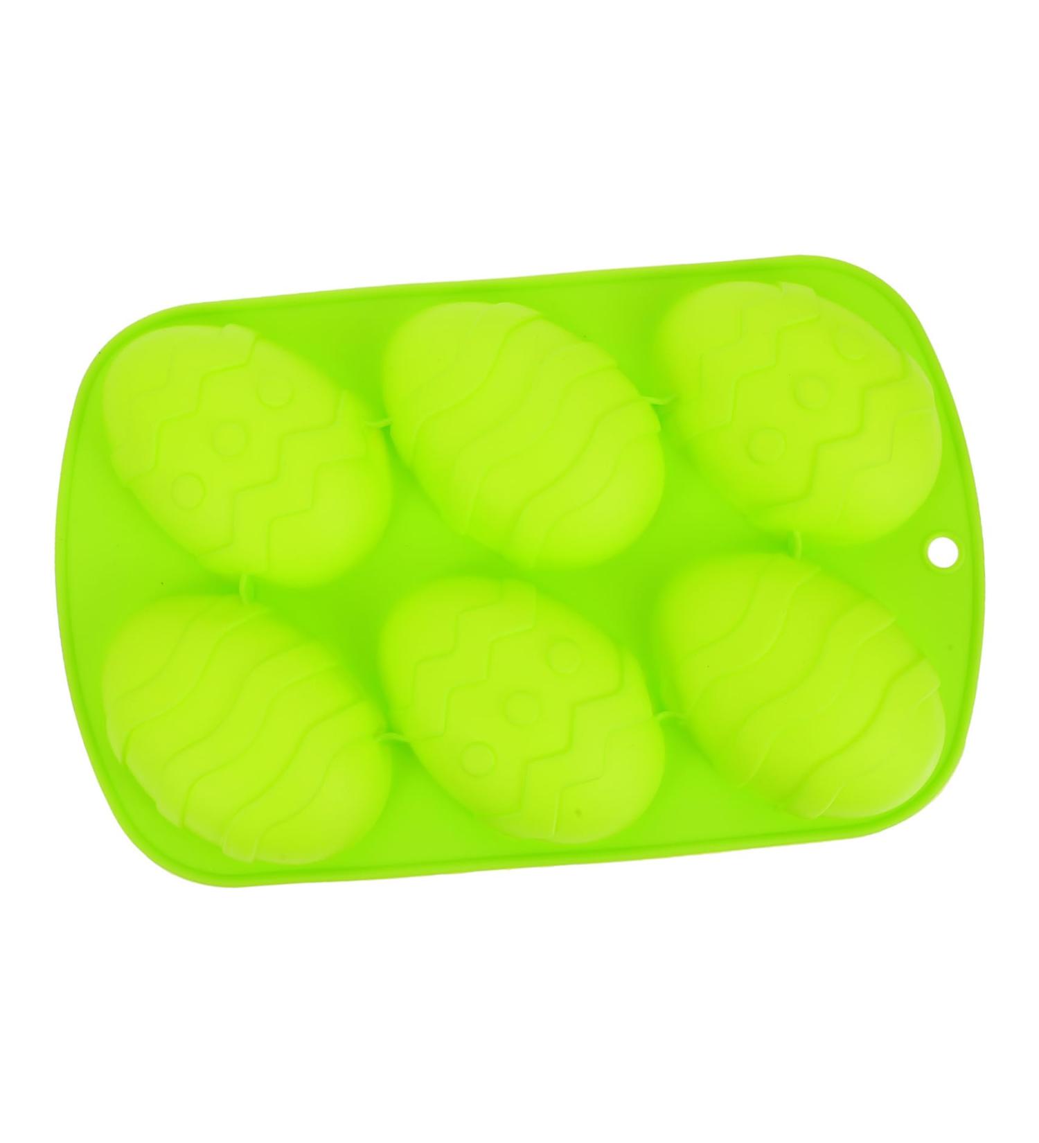 Alipis 1pc Easter Egg Cake Mold Candy Gummies Silicone Chocolate Molds Easter Silicone Mould Easter Egg Decorations Egg Shape Silicone Molds Easter Cakes Mold Silica Gel Biscuit Soap Mold 26.5X16.5CM Green - Buy Online on SooperMarket.com