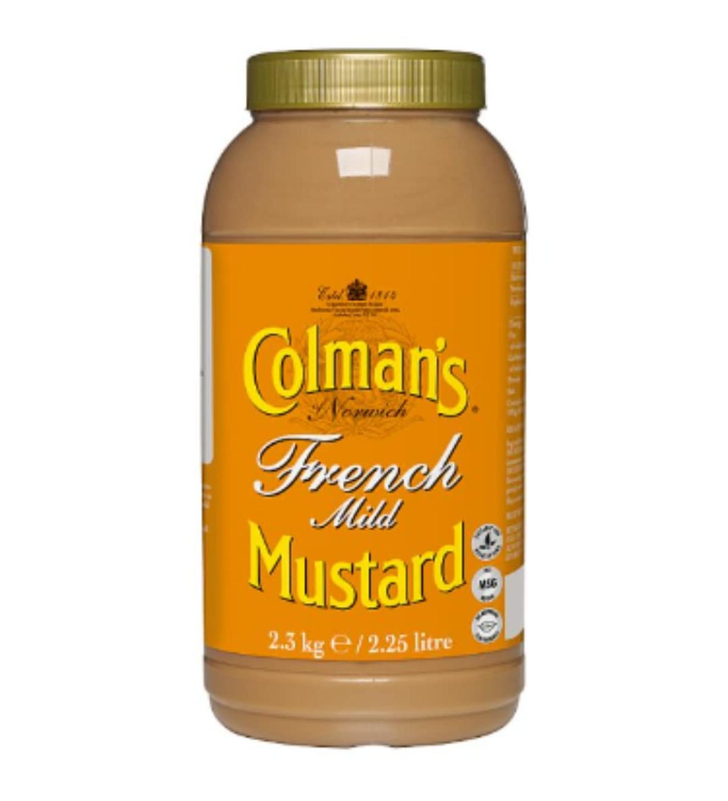 Colman's French Mild Mustard 2250g x 1