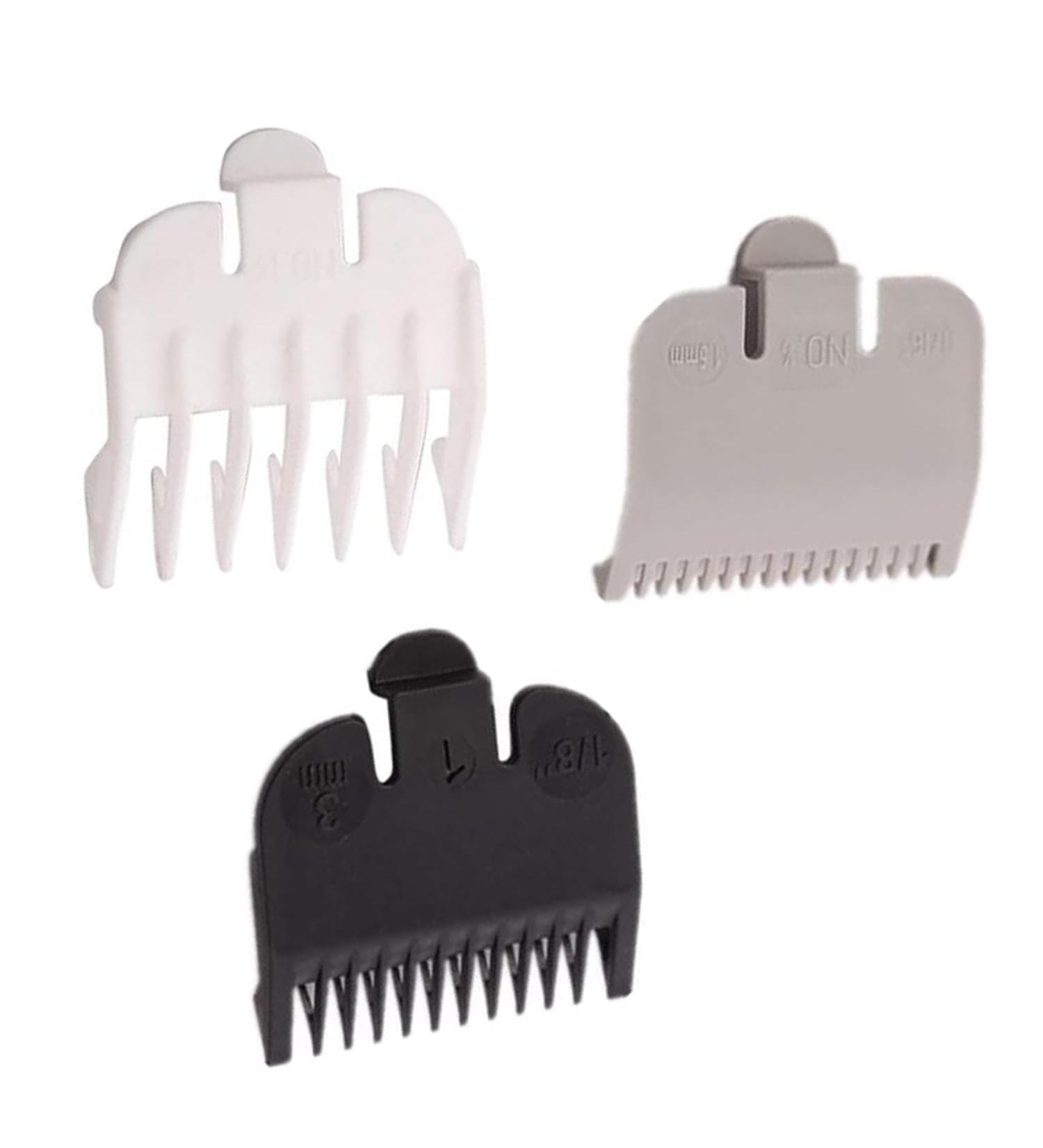 3 Piece Set Limit Comb Hair Clipper Accessories Professional Hair Clipper Guide Combs Guide Combs Professional Clipper Comb Hair Trimmer Guards Hair Clipper Guard for Haircut Trimming - Buy Online on SooperMarket.com