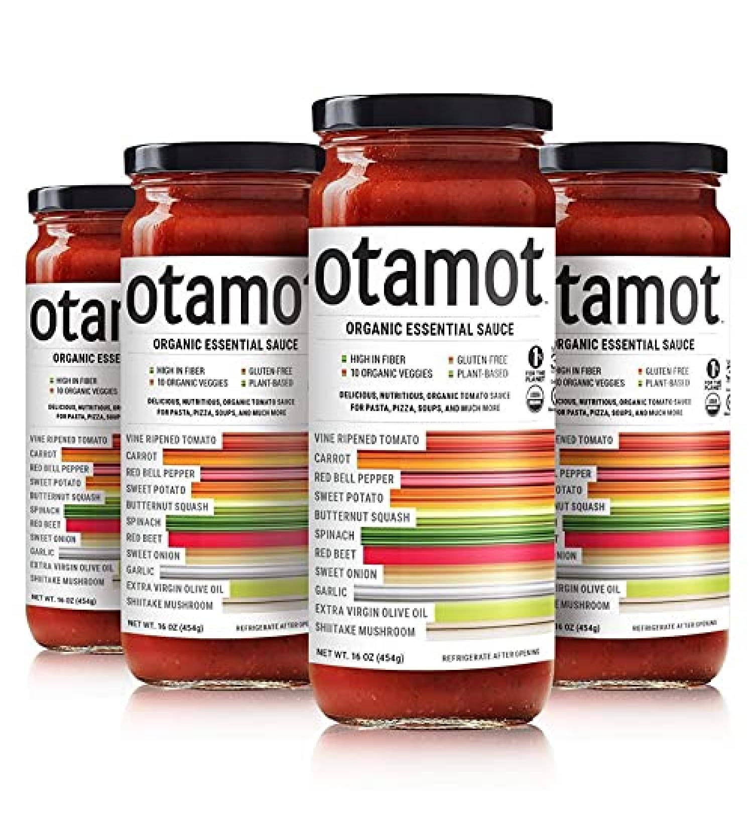 Otamot Organic Essential Sauce (4 Pack) - 10 Veggies, No Sugar, Non-GMO, Vegan - Buy Online on SooperMarket.com