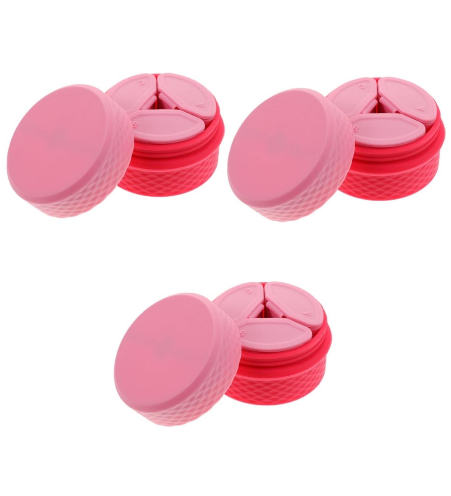 ABOOFAN 3 Sets Cream Box Lotion Dispenser Jar Empty Lotion Container Travel Essentials for Vacation Leak Proof Travel Containers Lotion Storage Jar Silica Gel Storage Box Frosted Miss - Buy Online on SooperMarket.com