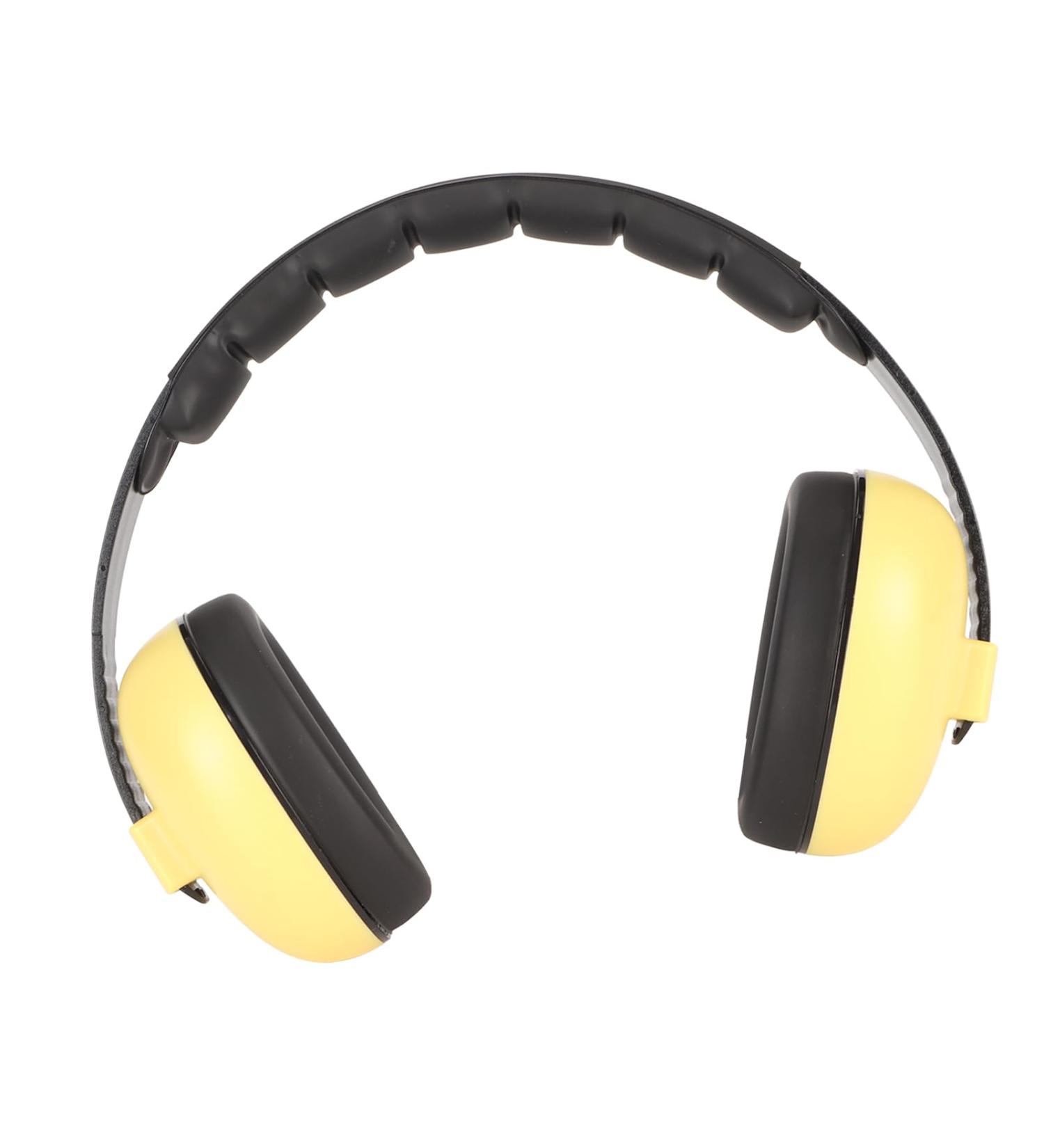 Baby Hearing Protection Earmuffs - Lightweight Durable Foldable & Comfortable Noise Reducing Headphones for Concerts - Yellow - Buy Online on SooperMarket.com