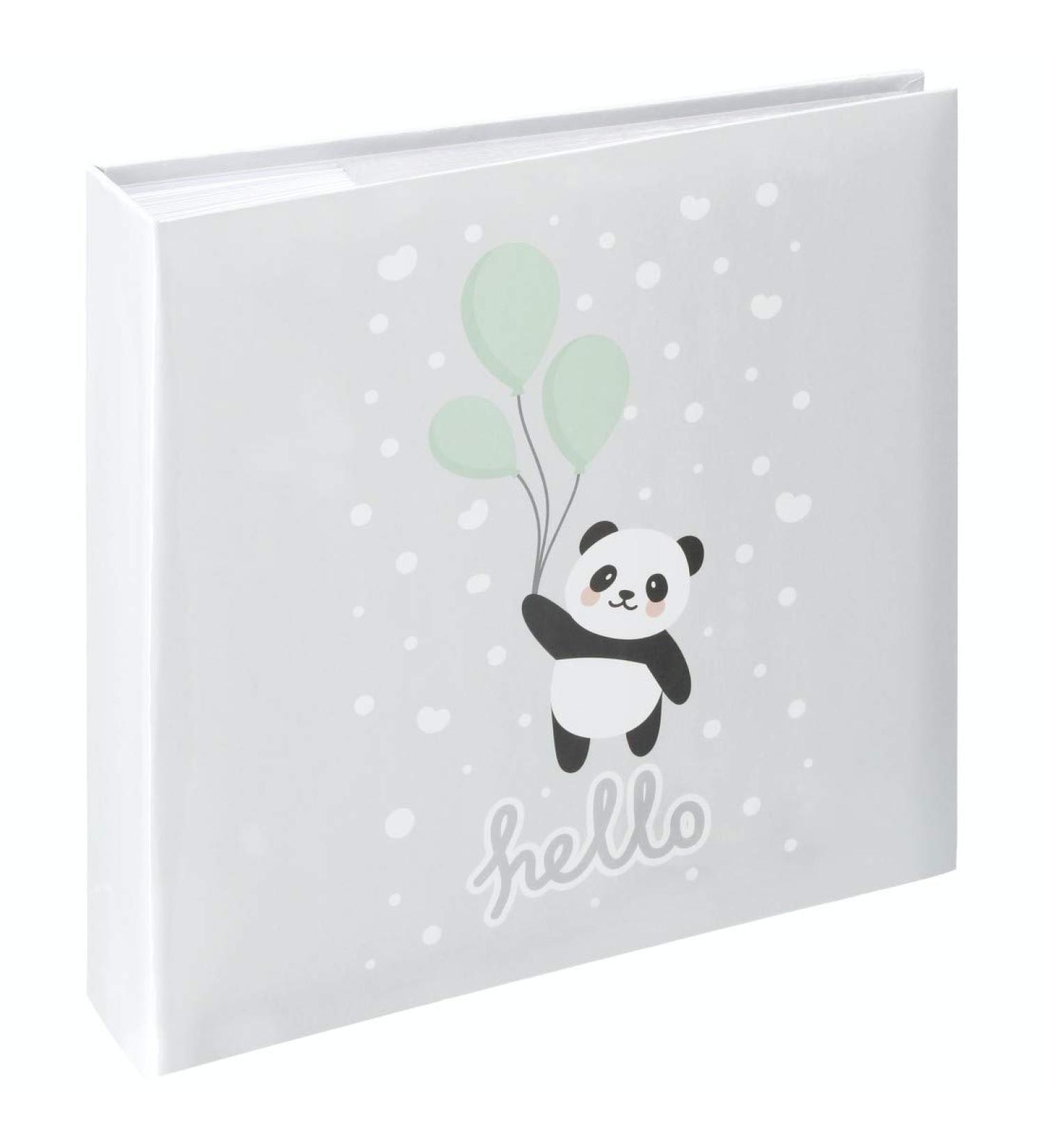 Hama Baby Album Panda - Gray | 200 Photo Capacity | Perfect Baby Photo Album for Boys & Girls | Children's Theme Album - Buy Online on SooperMarket.com