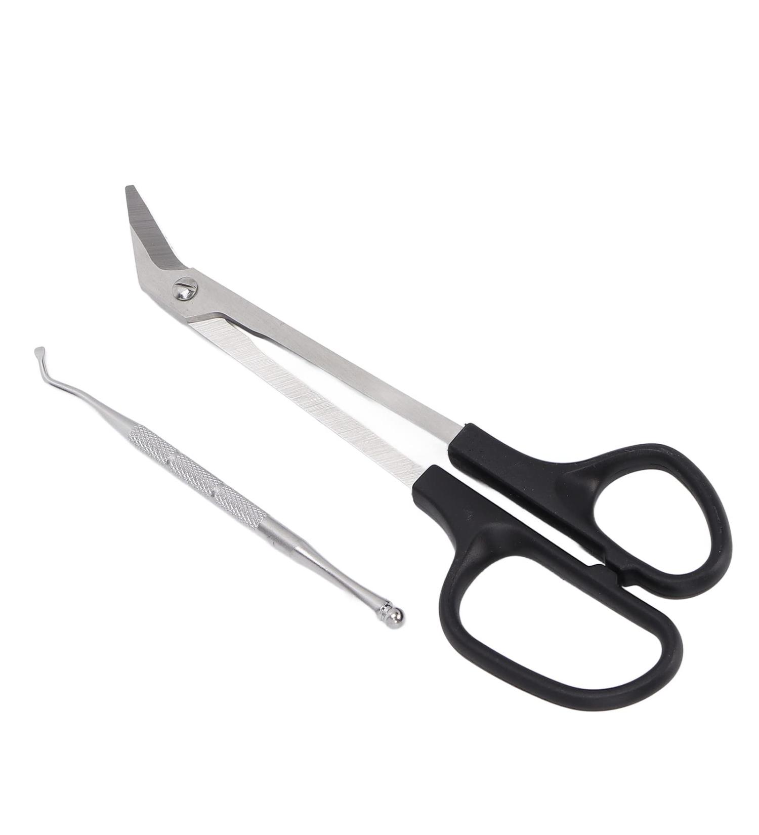 Toenail Scissors Long Handled Ergonomic Design Unique Clippers with Nail Picker for Adults The Elderly - Buy Online on SooperMarket.com