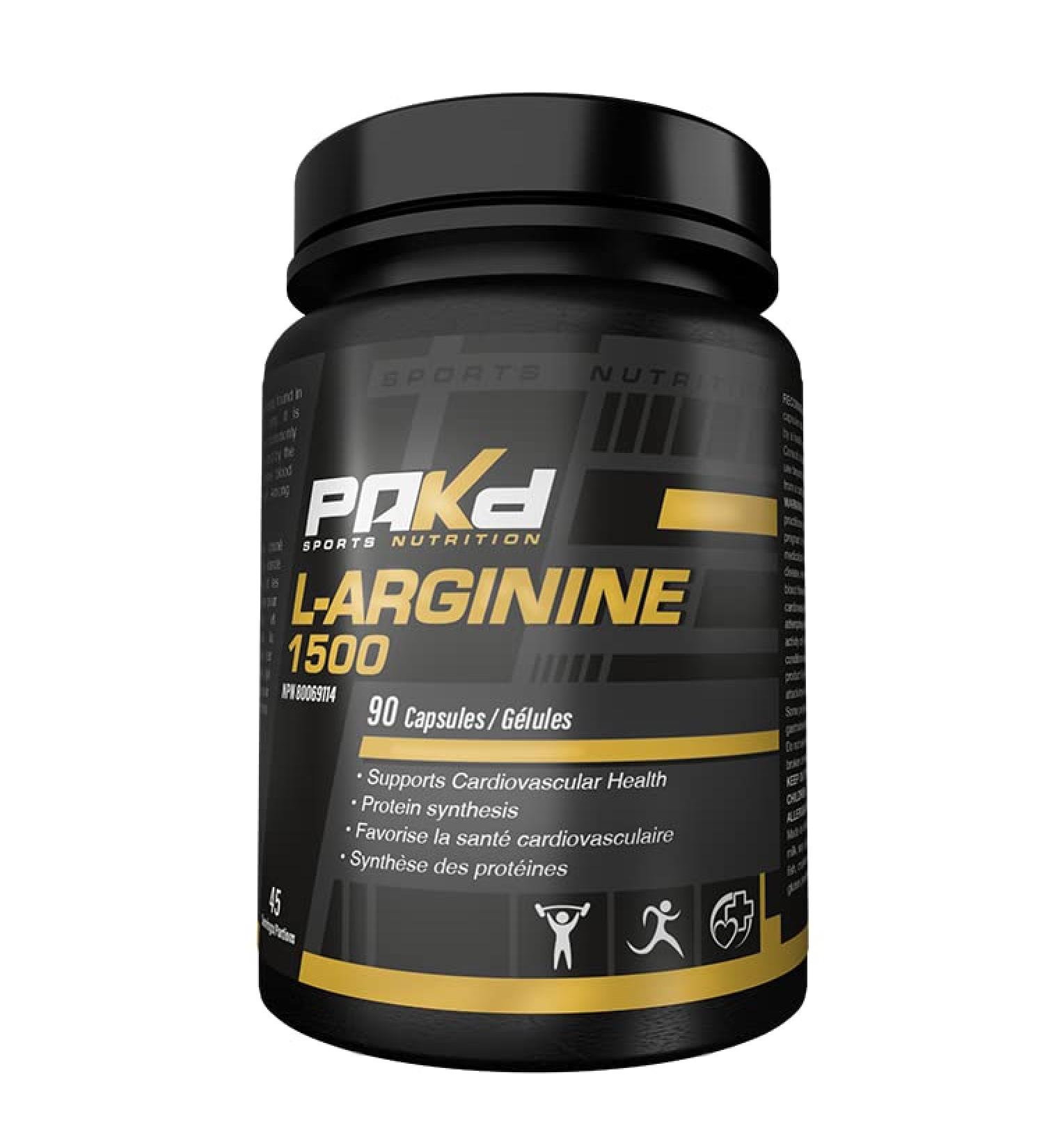 Pakd Nutrition L-Arginine 1500mg 90 caps