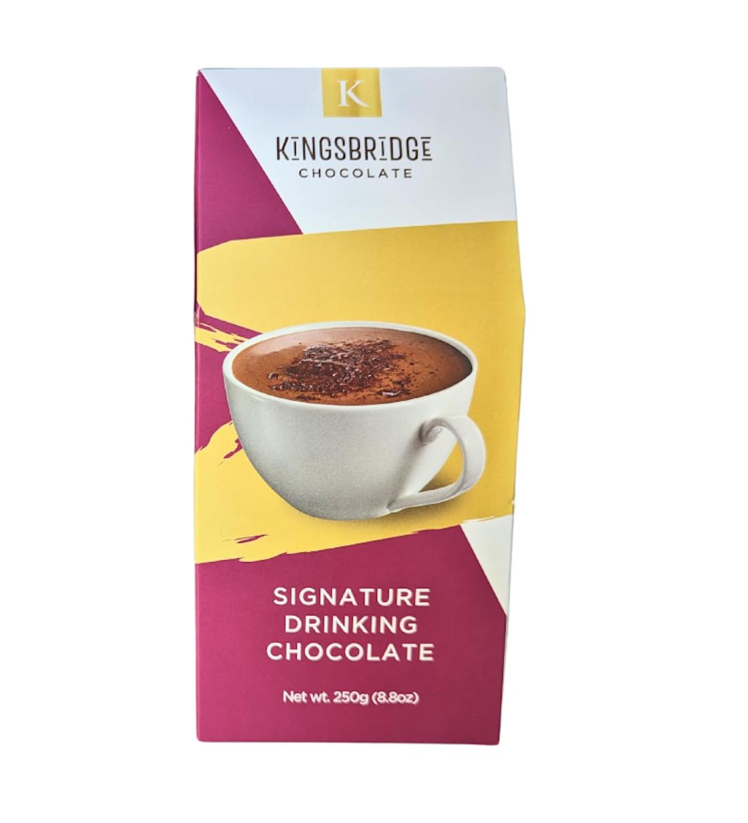 Kingsbridge 55% Dark Belgian Chocolate Luxury Hot Chocolate Flakes | 250g Dark Chocolate 1 Pack - Buy Online on SooperMarket.com