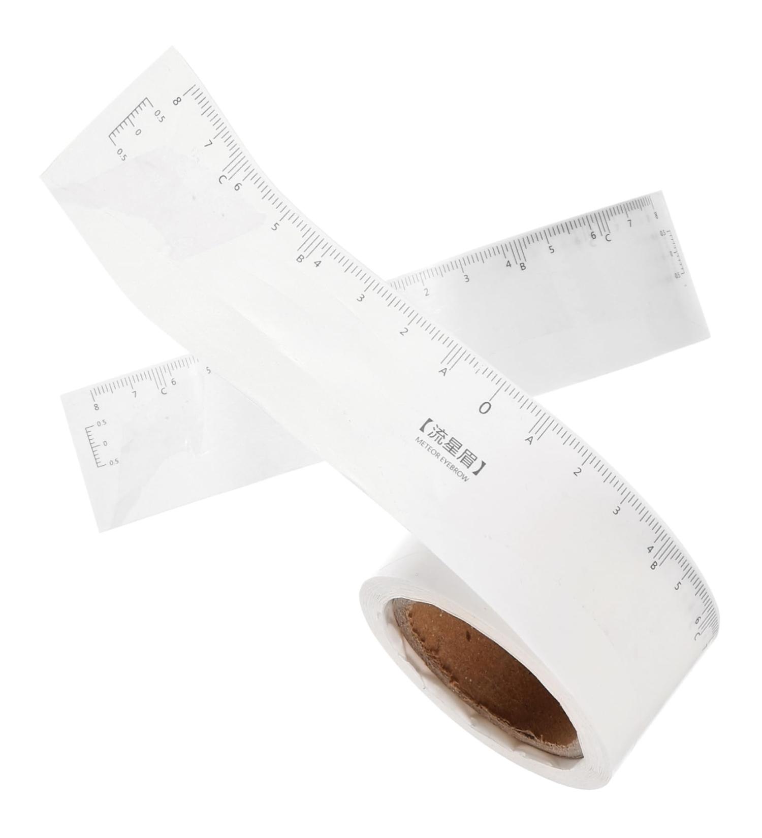 Beavorty Brow Ruler Sticker 1 Roll Stickers Eyebrow Line Sticker Eye Brow Positioning Eyebrow Ruler Drawing Pen Conjoined - Buy Online on SooperMarket.com