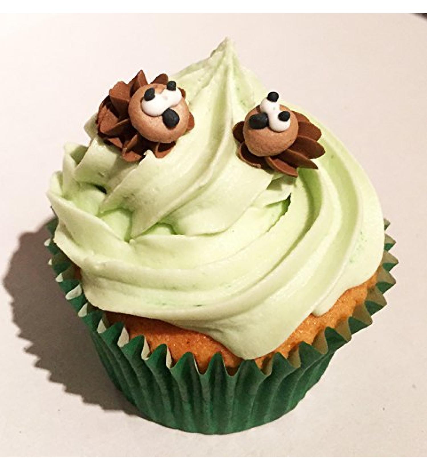 12 Sugar Mini Hedgehogs - Beautiful Edible Cake Decorations - Buy Online on SooperMarket.com