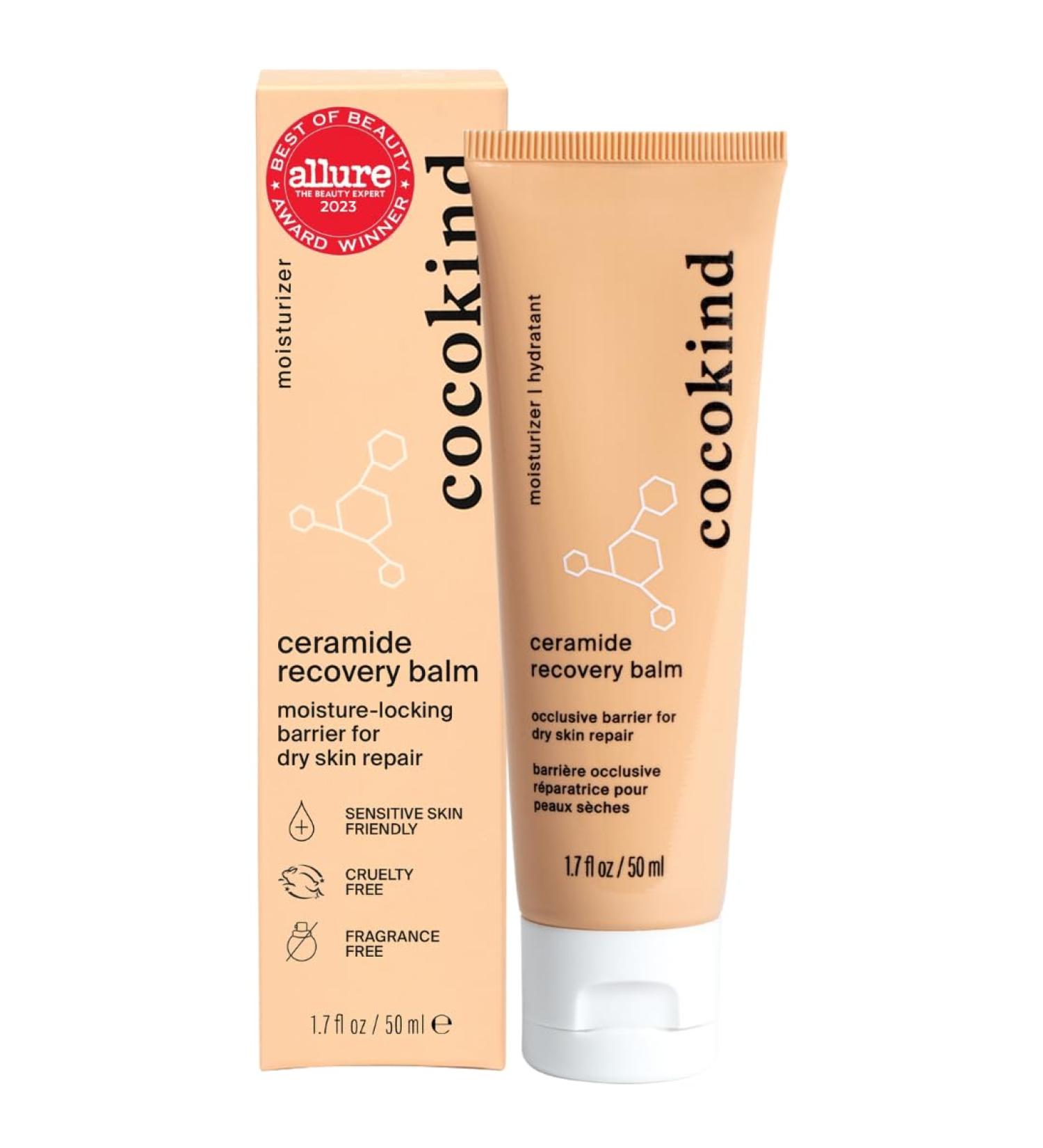 Cocokind Ceramide Recovery Balm - Vegan Moisture-Locking Solution | Mineral Oil-Free & Petrolatum-Free | 1.7 Fl Oz - Buy Online on SooperMarket.com
