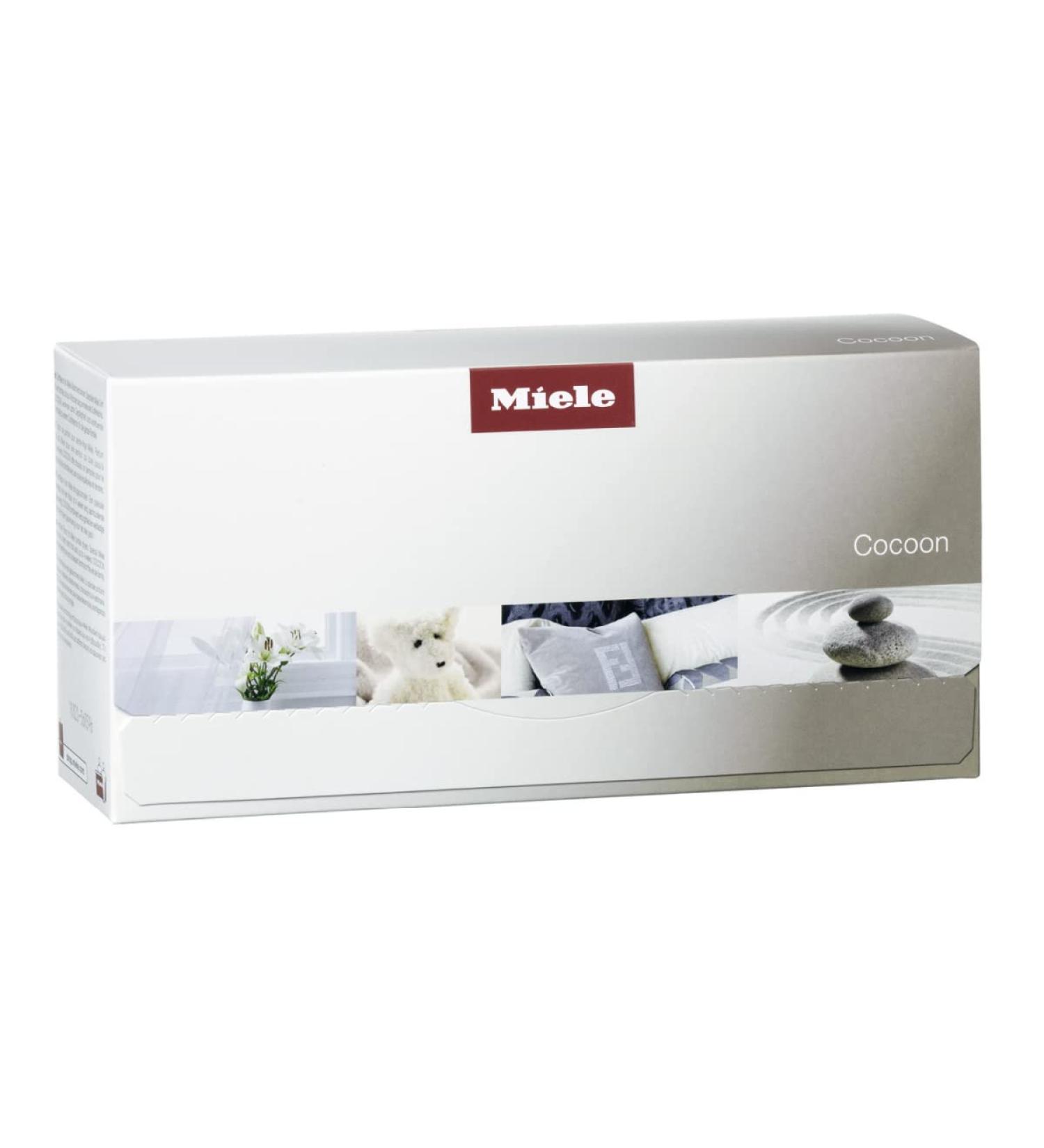 Miele fragrance flacon 12.5 ml For 50 dryer cycles for a fresh fragrance that lasts up to four weeks (Cocoon 3 Pack) Cocoon 3 Pack