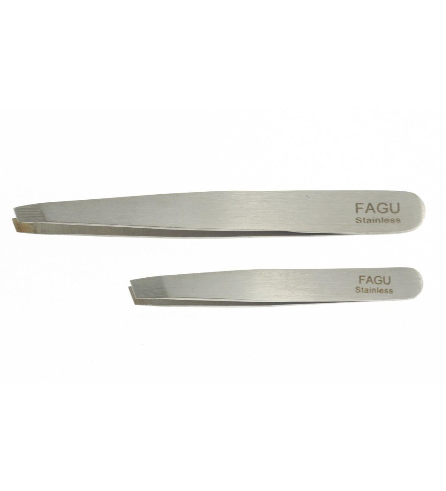 Mini cosmetic tweezers diagonally 5cm