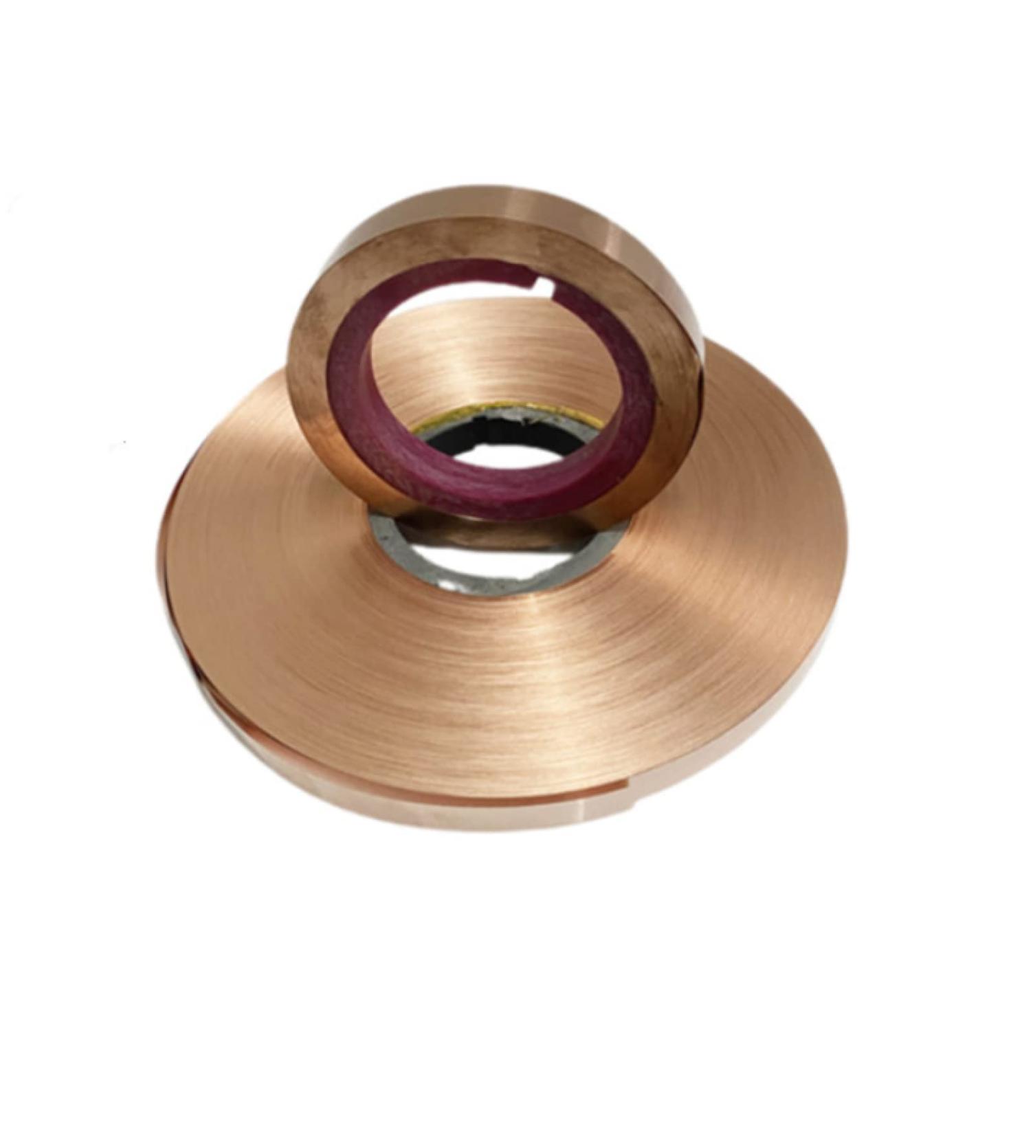 YebiO Pure Copper Tape Copper Skin Copper Foil Copper Skin Copper Sheet Grounding Copper Tape Grounding Copper Skin Red Copper Strip/0.1Mm*100Mm*1000Mm - Buy Online on SooperMarket.com