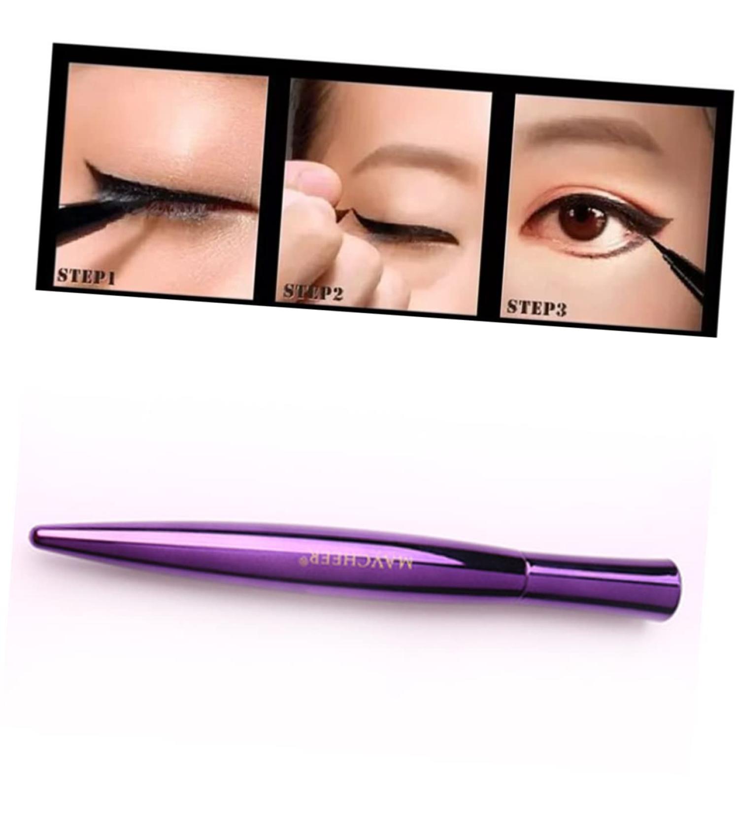 KALLORY Eye Liner Pencils Women Eyeliner Girl Eyeliner Eyeline Pencil Liquid Eyeliner Water Proof Makeup 1 count (Pack of 1) Purple - Buy Online on SooperMarket.com