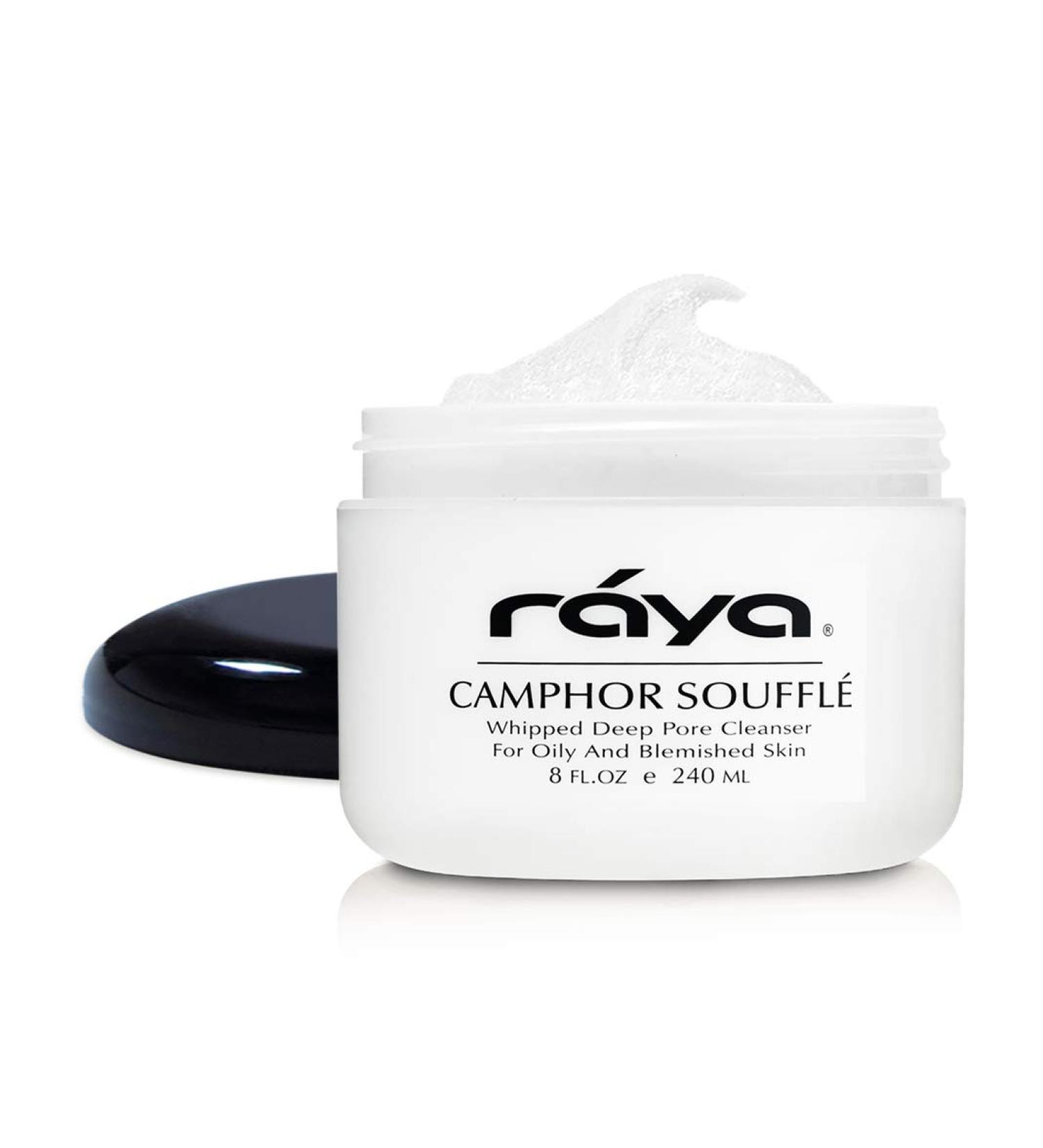 Raya Camphor Souffl Facial Cleanser 8 oz | pH Balanced Face Wash for Oily & Blemished Skin | Reduces Whiteheads Blackheads & Clogs - Buy Online on SooperMarket.com