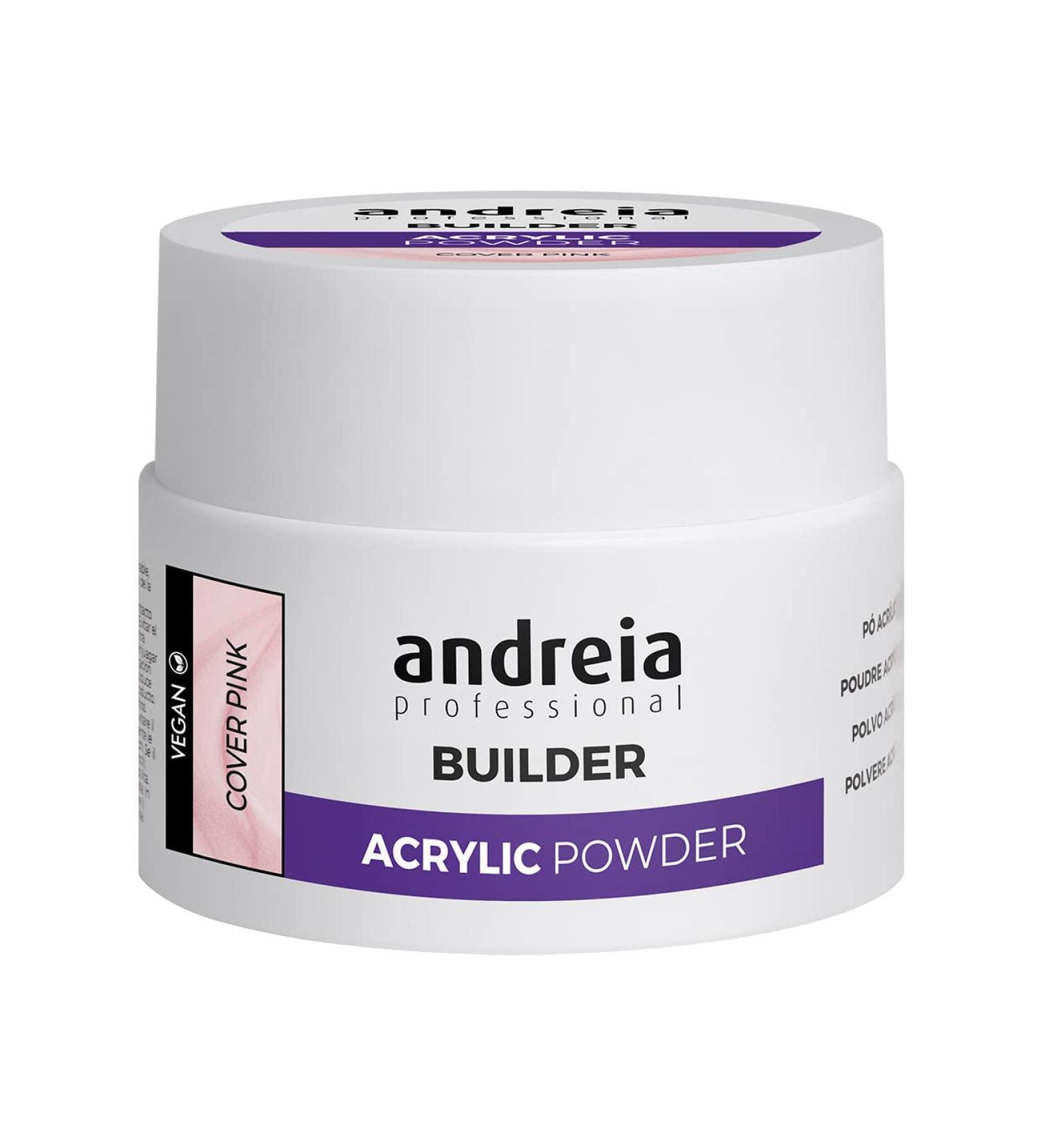 Andreia Professional Acrylic Builder Powder - Cover Pink 35g | Salon Quality, Self Levelling, Long Lasting - Buy Online on SooperMarket.com