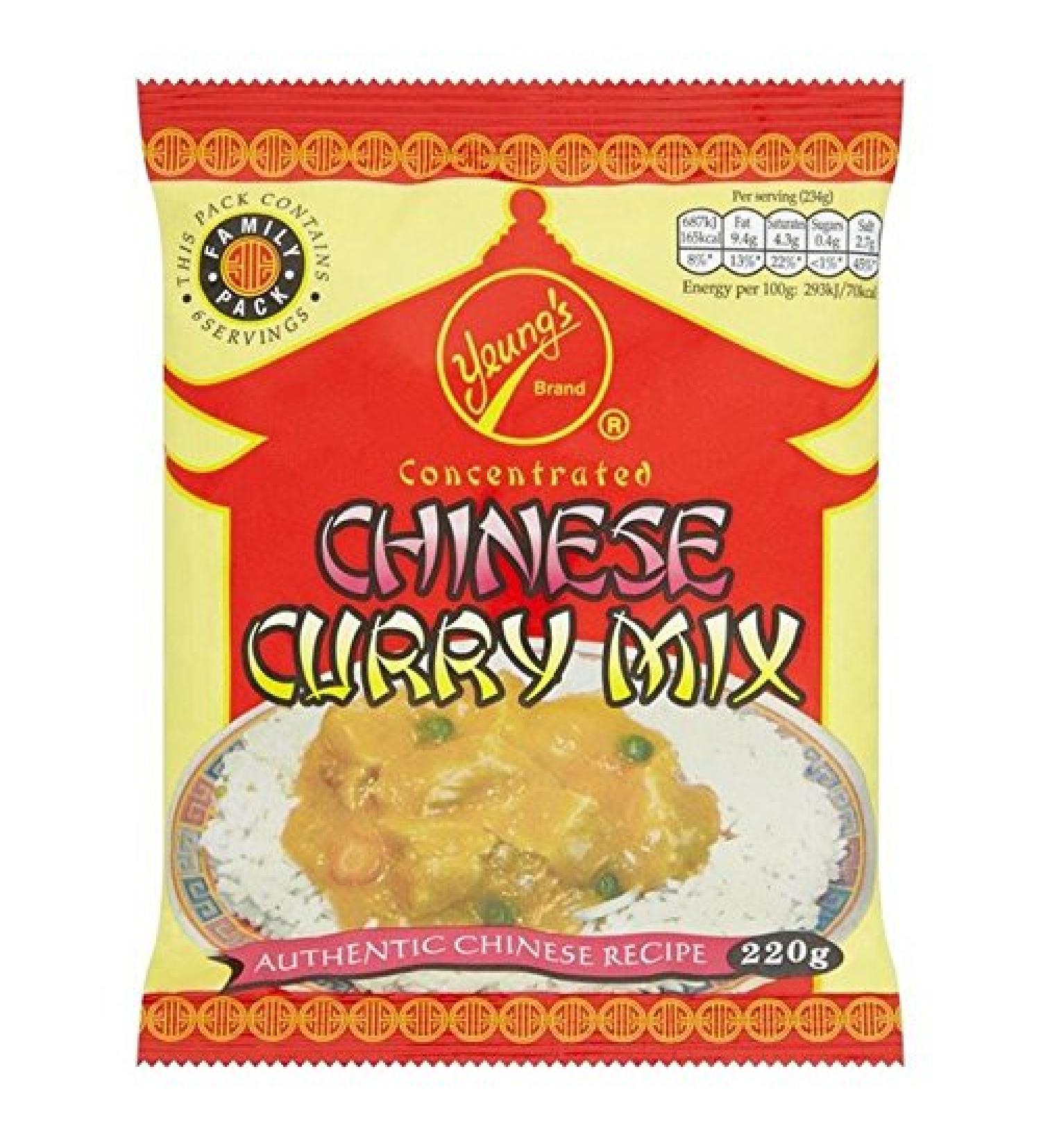 Yeungs Chinese Curry Mix 220g