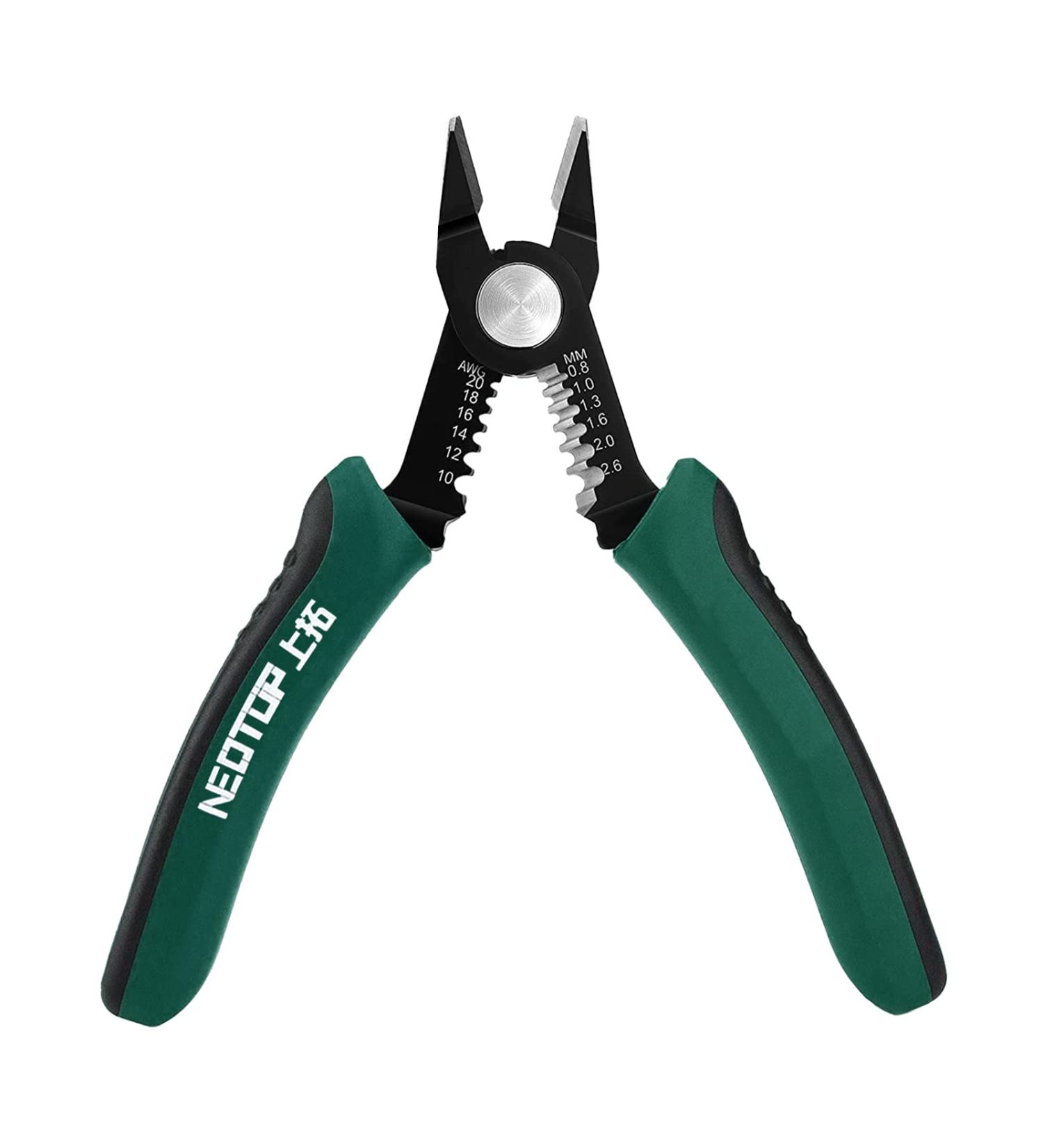 Jetisva Precision Wire Strippers Electrical Side Wire Cutters Heavy Duty Small Cable Cutters Flush Cutting Pliers Cable Snips with Anti-Slip Handle and Spring for 10-20 AWG Stranded Copper Craft - Buy Online on SooperMarket.com
