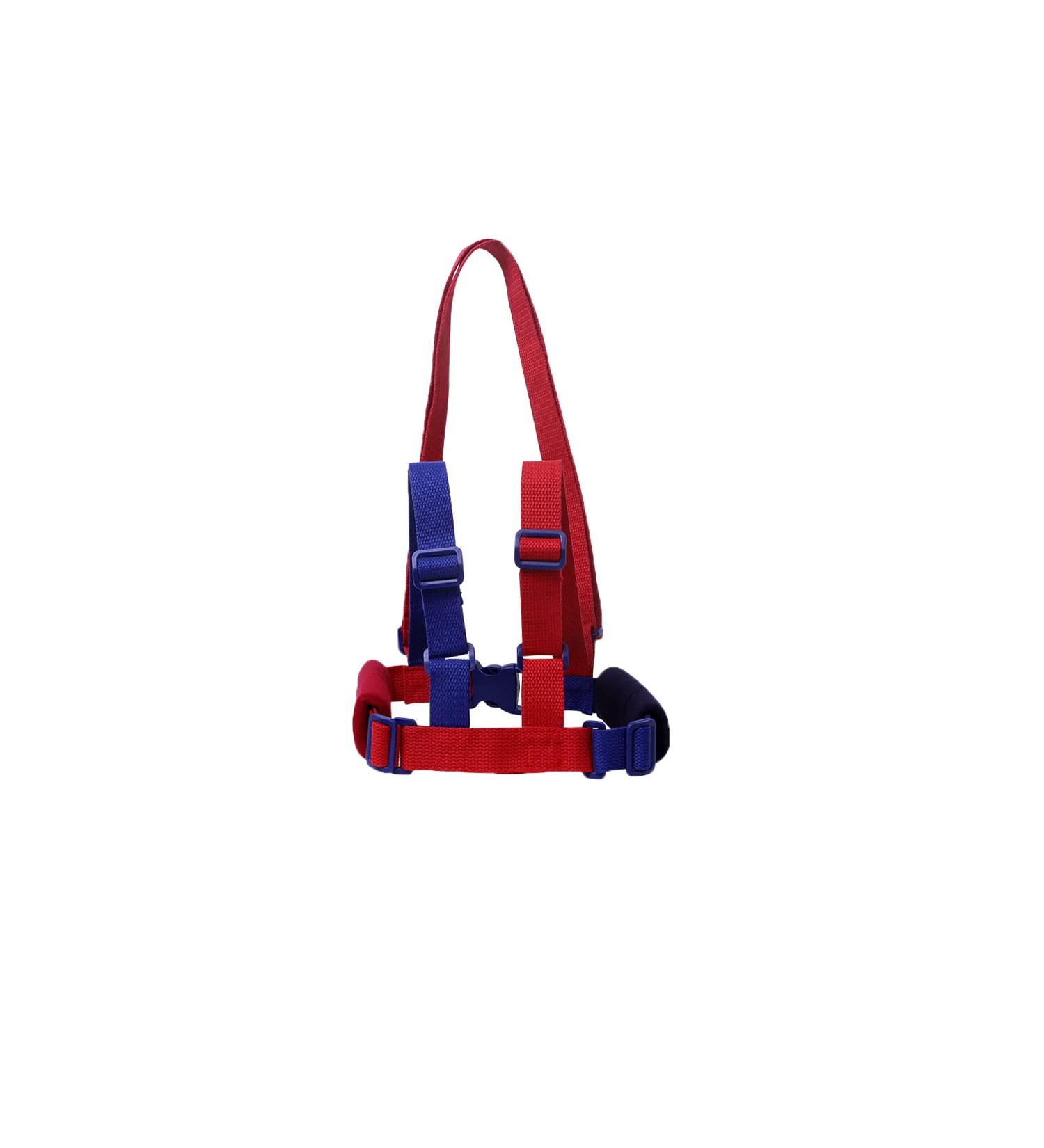 2-in-1 Toddler Leash & Harness for Child Safety - Anti Lost Wrist Link Walking Harness for Kids (Blue&Red) - Buy Online on SooperMarket.com