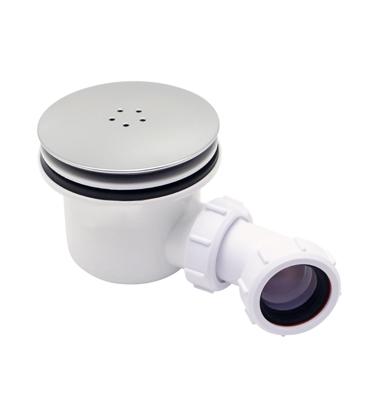Industrial Grade Flows Waste Versatile Metal Shower Waste for 90mm Trays Improve Your Shower Experience 90mm Shower Waste - Buy Online on SooperMarket.com