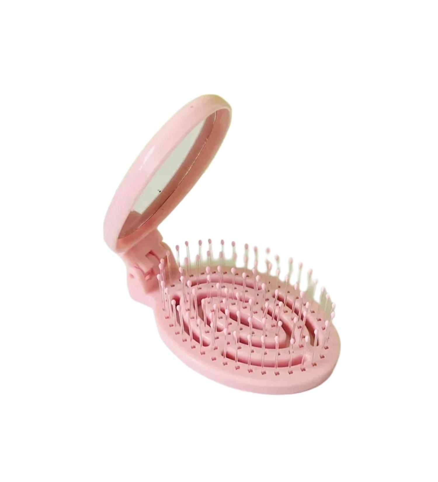 2PCS Hair Comb With Mirror Portable Massage Smooth Comb 2 In 1 Folding Portable Hollow Comb Styling Accessories (Color : C3) - Buy Online on SooperMarket.com