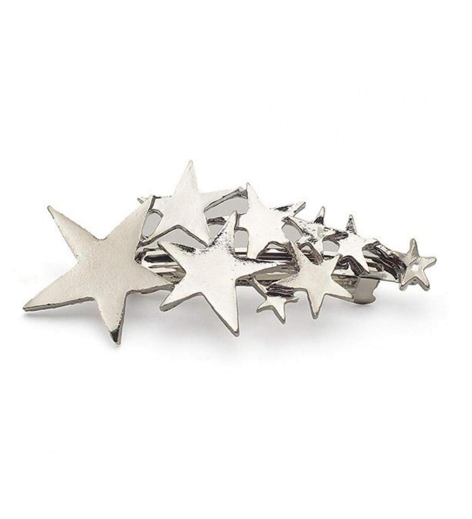 1pc Alloy Hairpin Silver Hair Ornament Hair Clip Stars Shape Hair Pins Women Cute Star Hair Styling Jewelrys - Buy Online on SooperMarket.com