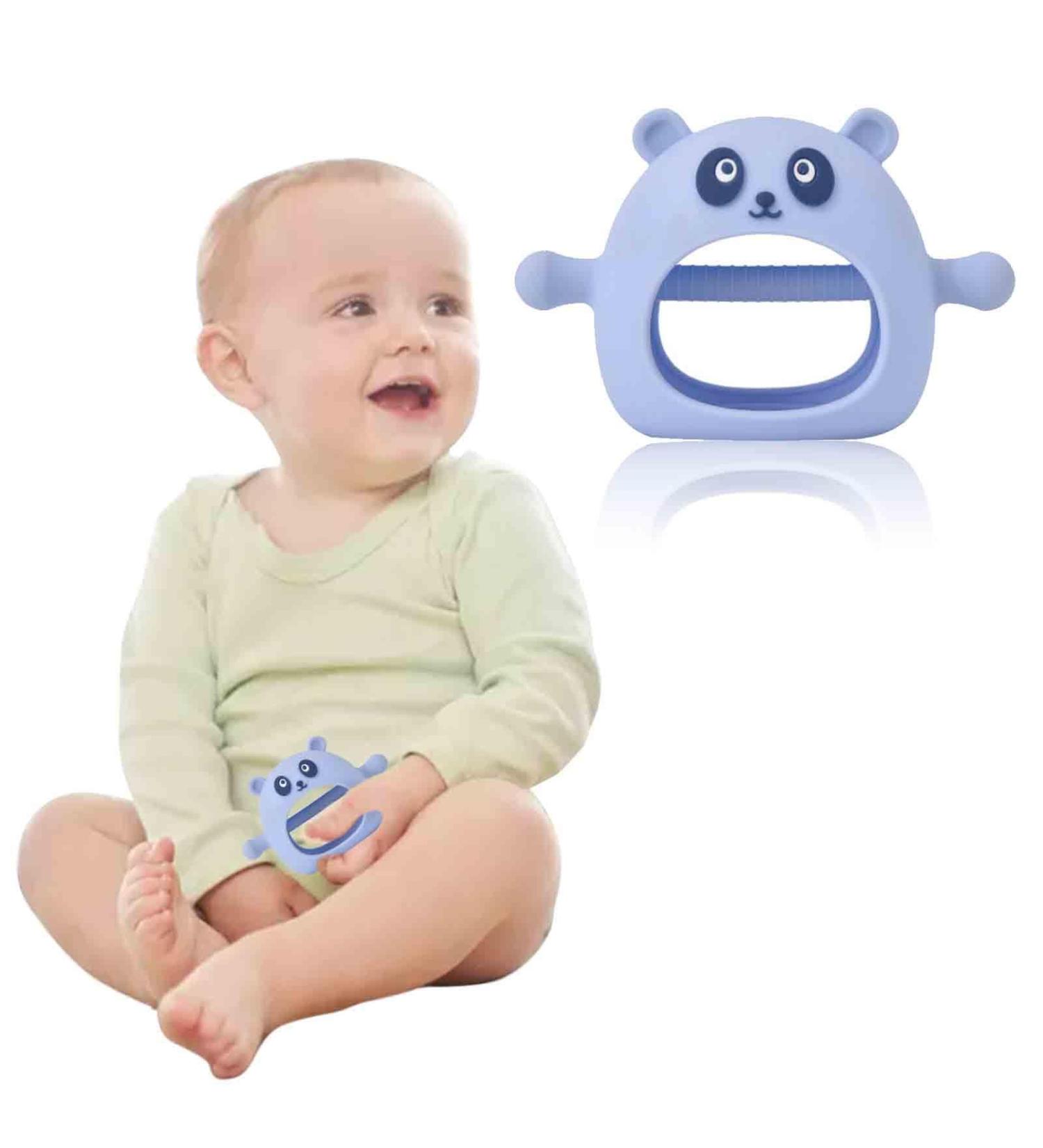 Youding Bite Ring - Calming Silicone Pacifier & Rattling Toy for Toddlers | Soothe Baby's Gums & Prevent Drops - Buy Online on SooperMarket.com
