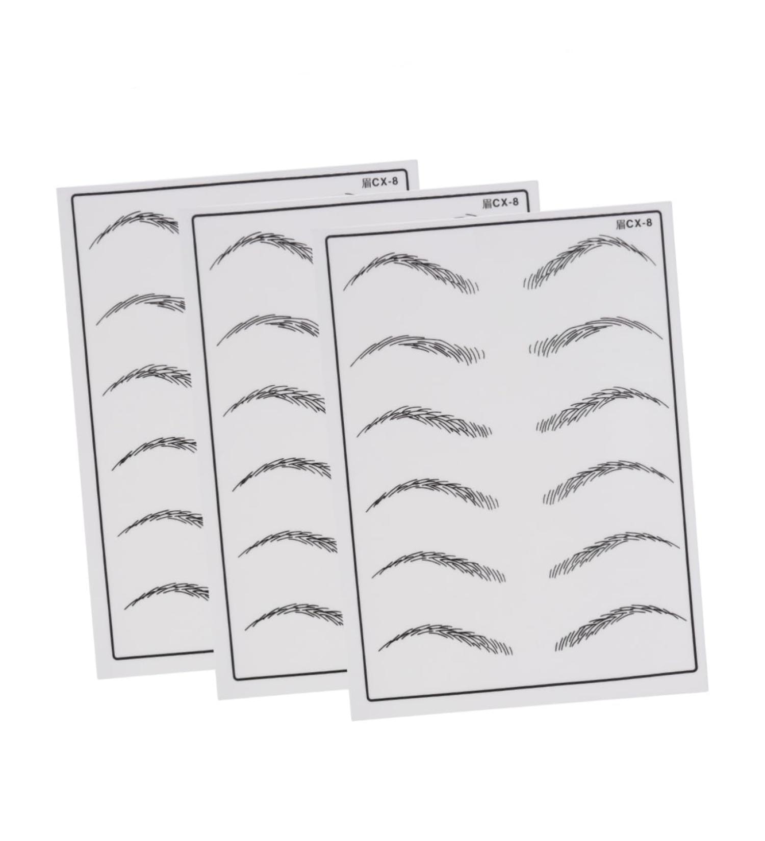 Angoily Eyebrow Practice Skin Eyebrow Microblading Skin Eyebrow Training Skin Practice Tools - Buy Online on SooperMarket.com