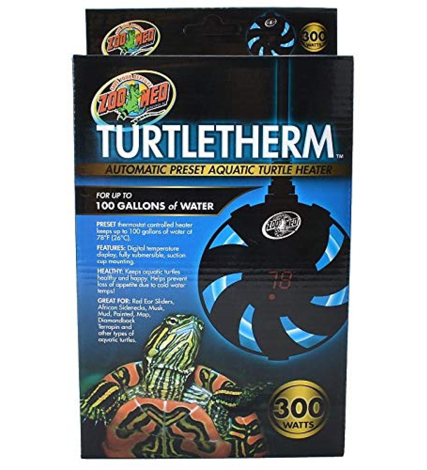 Zoo Med TURTLETHERM Automatic Preset Aquatic Turtle Heater 300 WATT