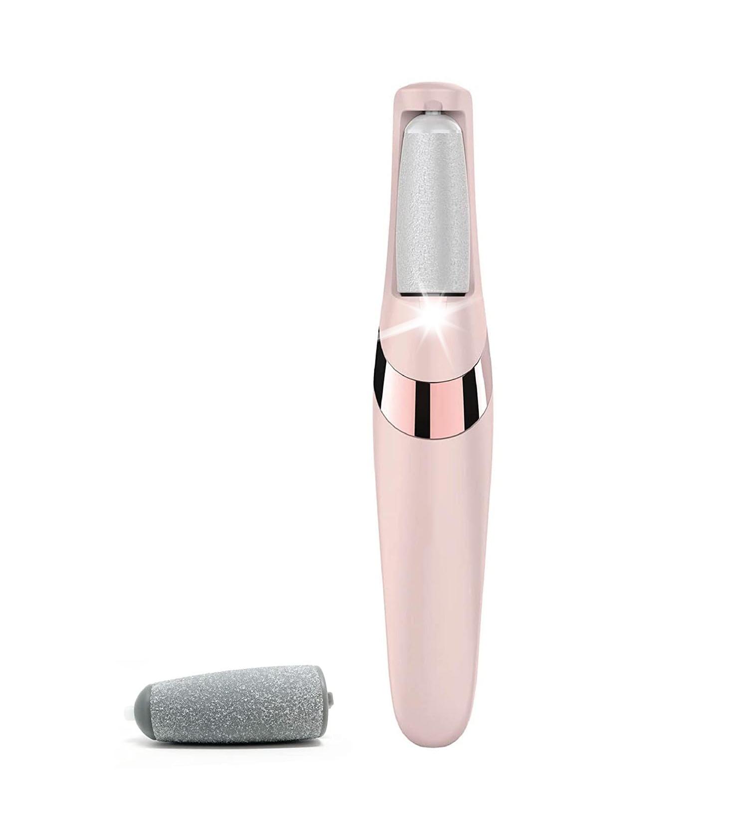 Electric Foot File Electric Foot Callus Remover USB Rechargeable Waterproof Hard Skin Remover Foot with 2 Rollers 2 Speed LED Light Professional Pedicure Tool for feet Cracked Heels Pink - Buy Online on SooperMarket.com
