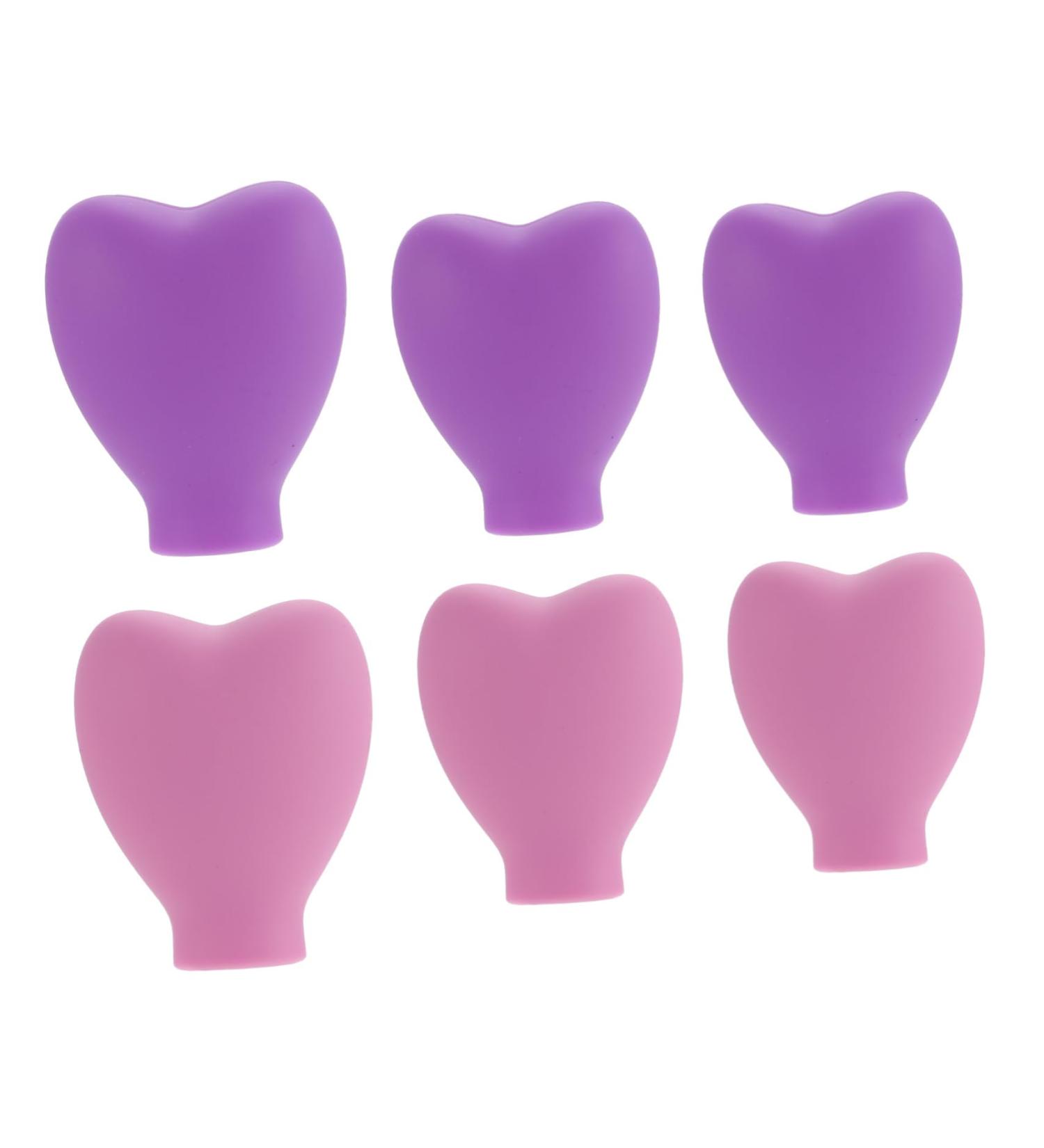 6-Piece Makeup Brush Dust Cover Set | Silicone Cosmetic Brush Holders & Lipstick Protection | Travel-Friendly Beauty Accessories - Buy Online on SooperMarket.com