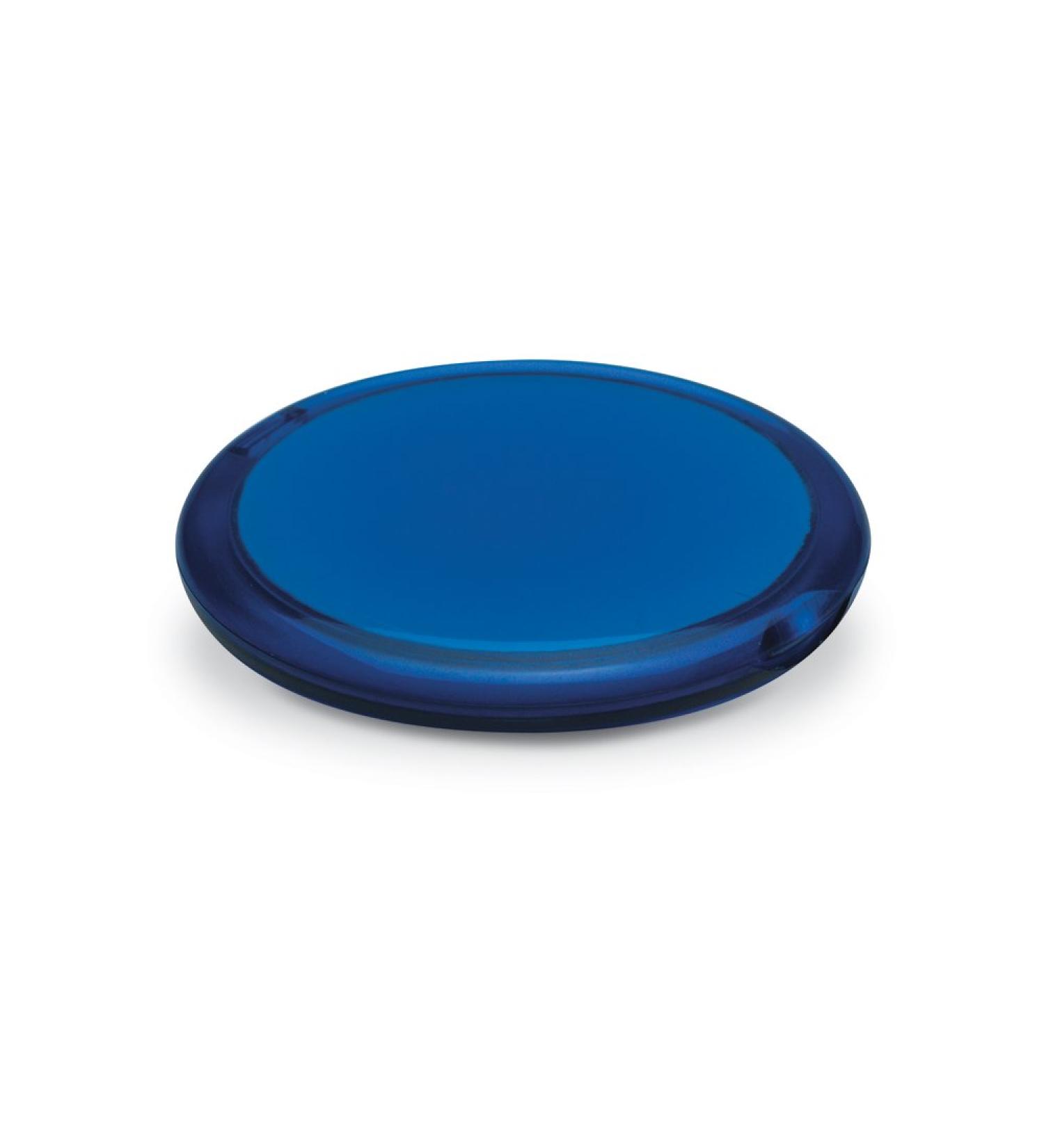 eBuyGB Cosmetic Double Sided Magnifying Compact Vanity Make Up Mirror Blue Pocket Sized