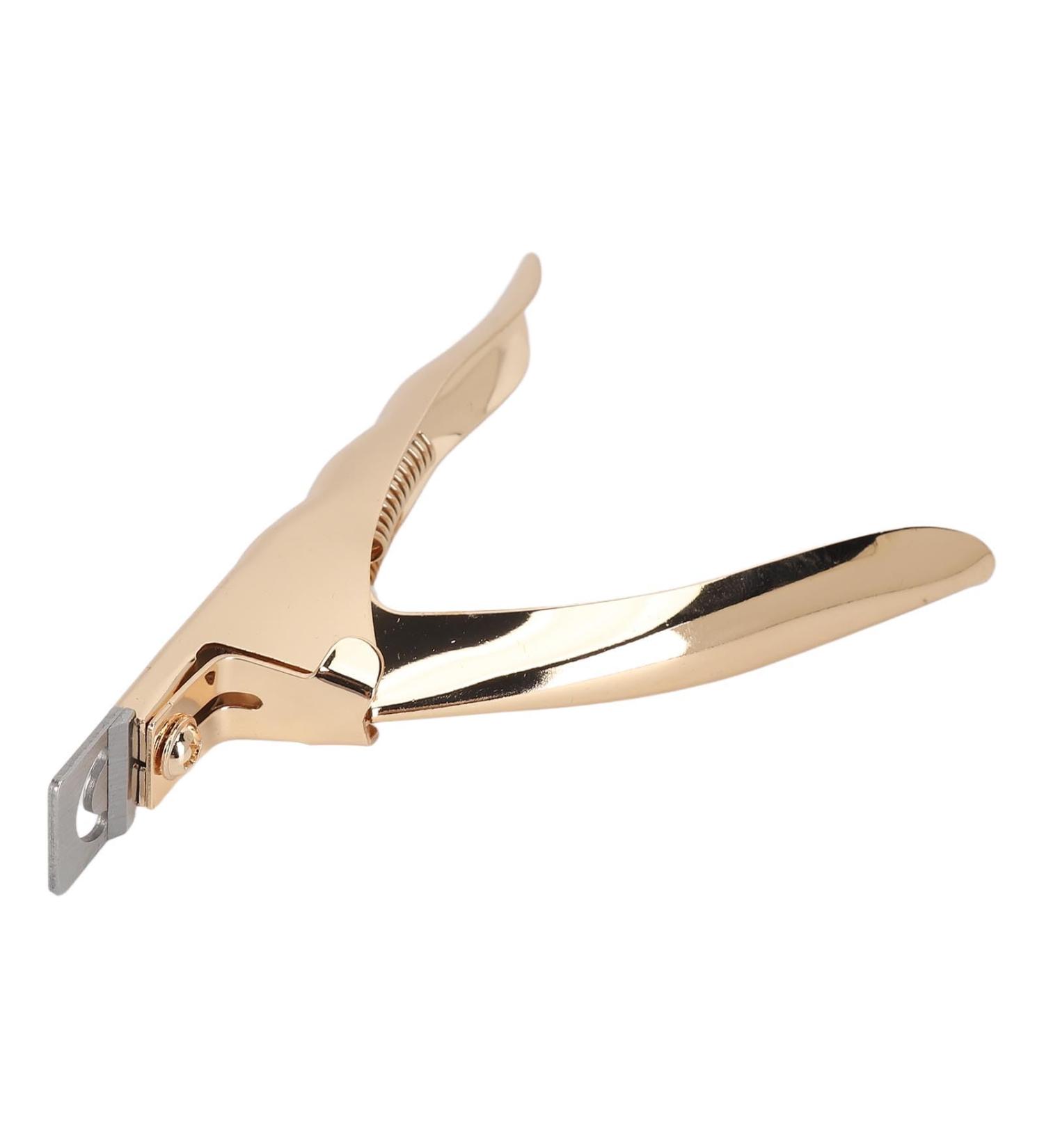 Nail Tip Cutter Nail Tip Clipper Stainless Steel for Salon (Gold) - Buy Online on SooperMarket.com