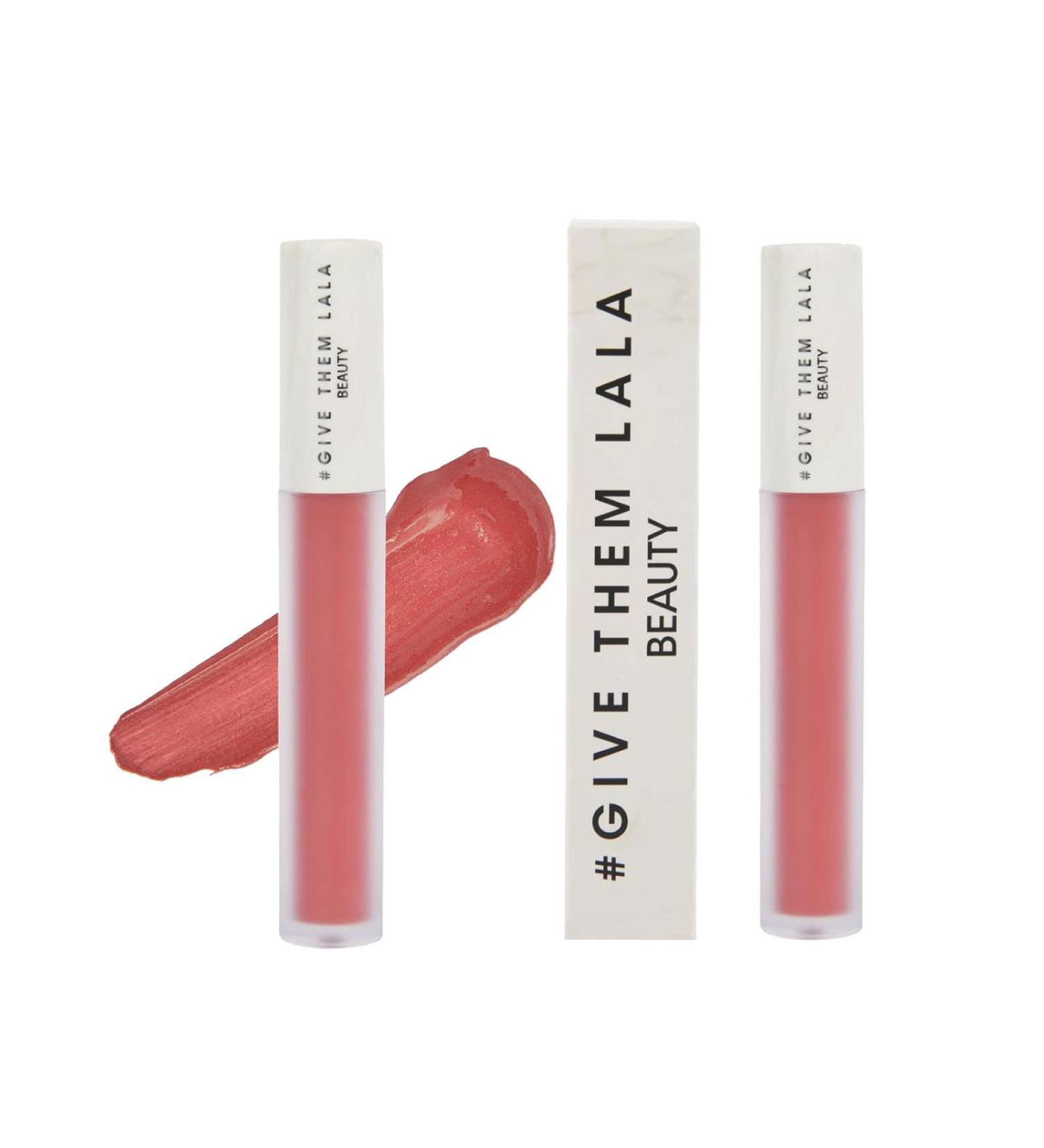 GIVE THEM LALA Hydromatte Liquid Lipstick - Satin Soft, Long Lasting, Cruelty Free Lip Makeup | I Love You - Buy Online on SooperMarket.com